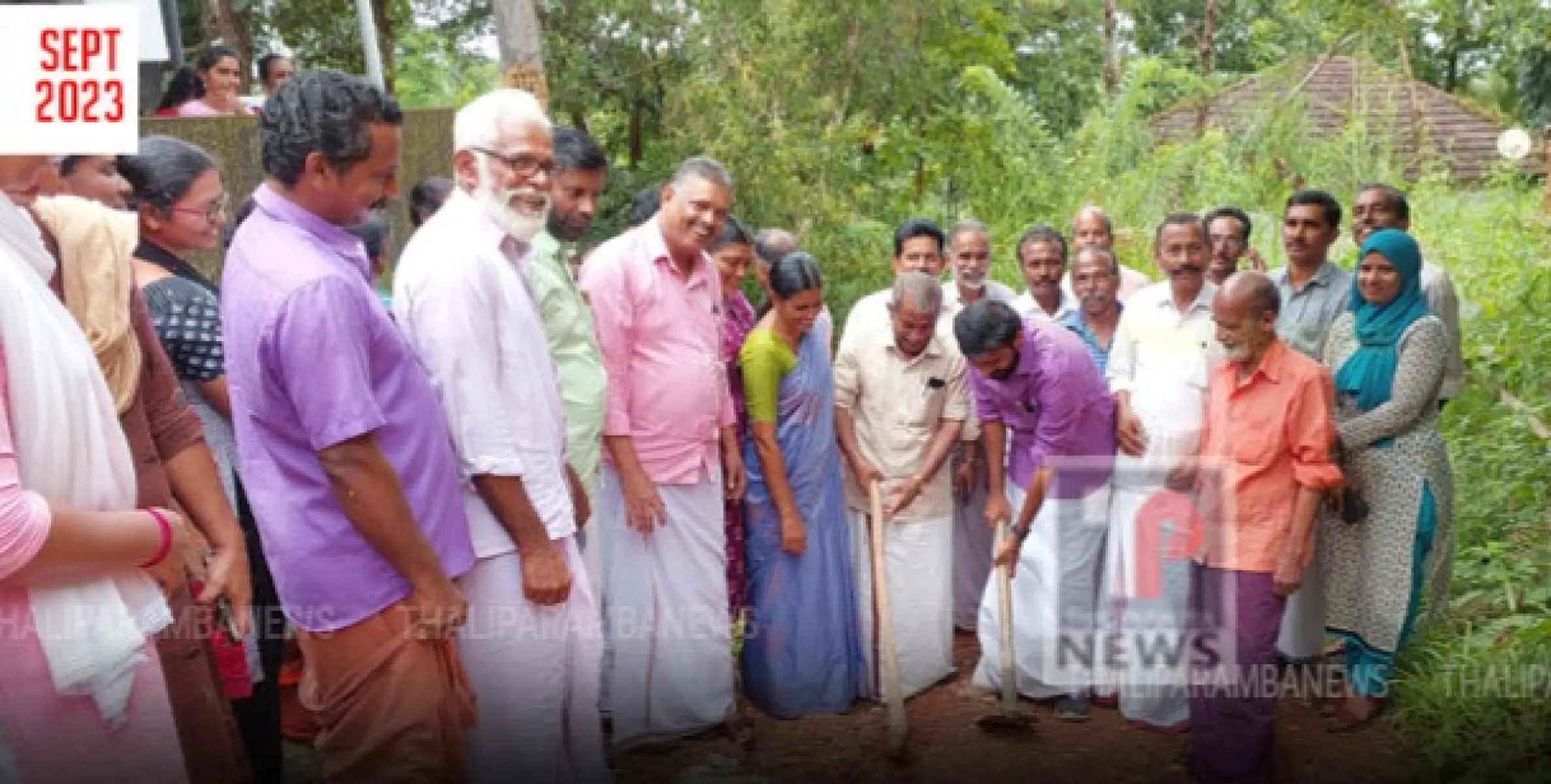 റോഡ് നവീകരണ പ്രവൃത്തിയുടെ ഉദ്ഘാടനം  എം വിജിൽ എം എൽ എ നിർവഹിച്ചു
