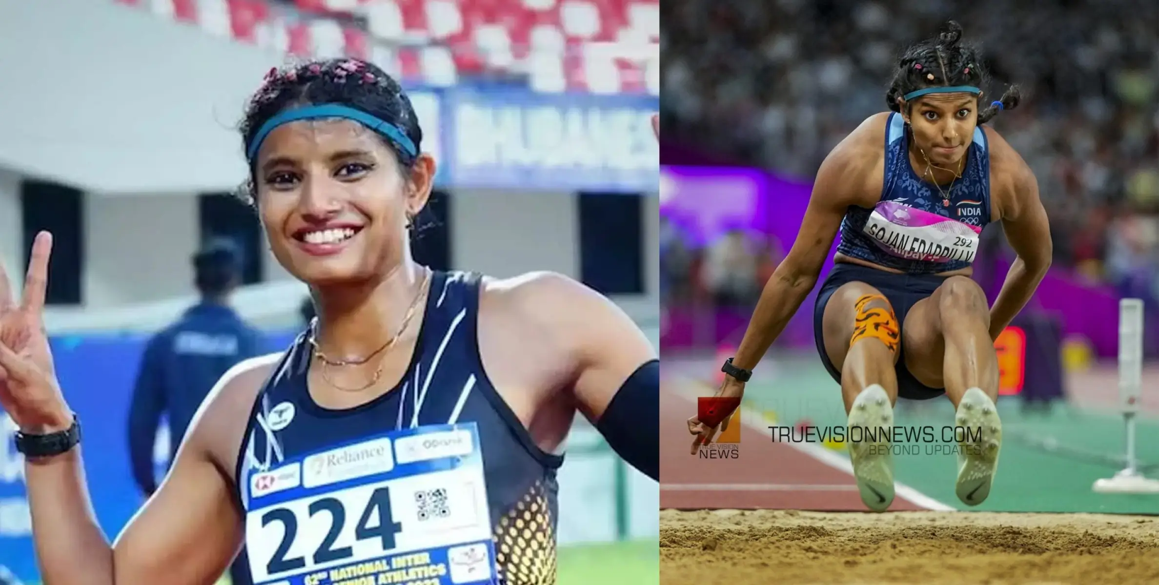 #AsianGames | ഏഷ്യന്‍ ഗെയിംസില്‍ വീണ്ടും മലയാളി തിളക്കം; ലോങ് ജംപില്‍ ആന്‍സി സോജന് വെള്ളി