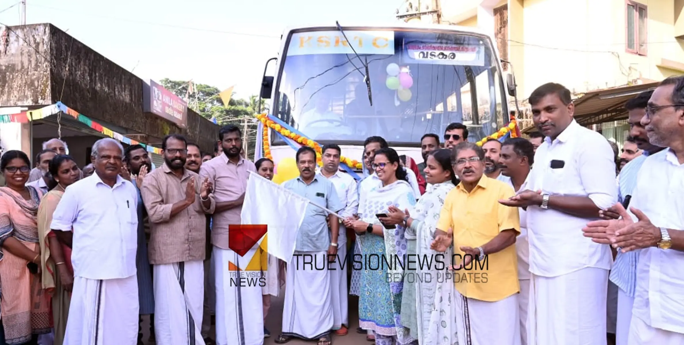 #flag off | ഫ്ലാഗ് ഓഫ്; വടകര-ഒഞ്ചിയം റൂട്ടിൽ ഇനി മുതൽ കെ.എസ്.ആർ.ടി.സി ബസ് സർവീസ്