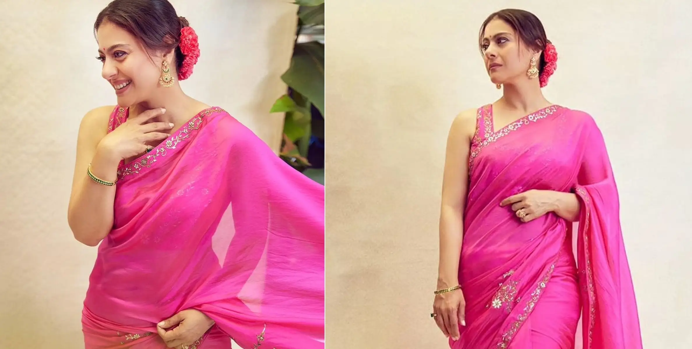 #fashion | സാരിയിൽ തിളങ്ങി കാജോൾ; പുതിയ പോസ്റ്റ് സോഷ്യൽ മീഡിയയിൽ