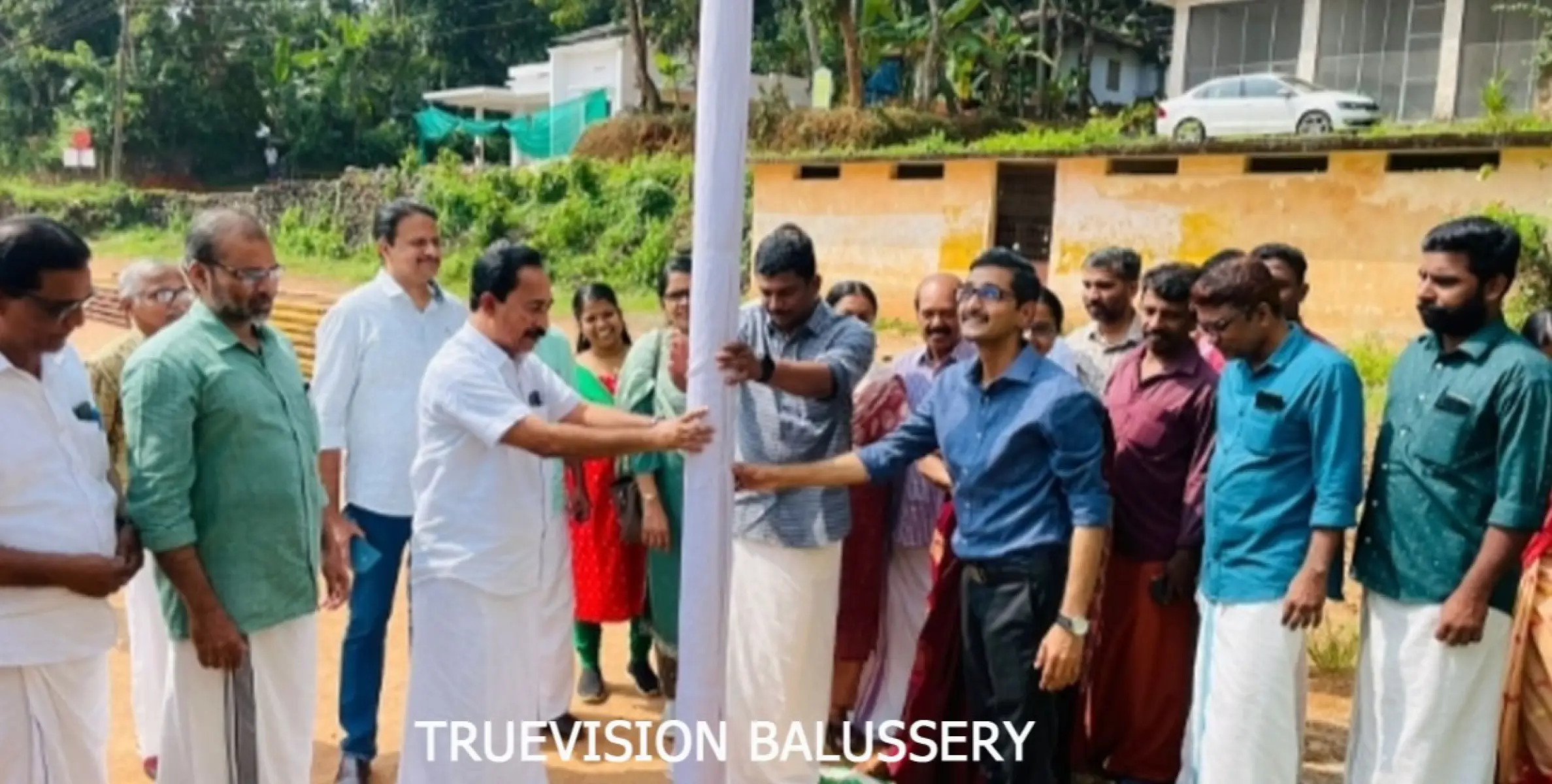 ബാലുശ്ശേരിയില്‍ നവകേരള സദസിന്  പന്തല്‍ കാല്‍നാട്ടല്‍ നടത്തി