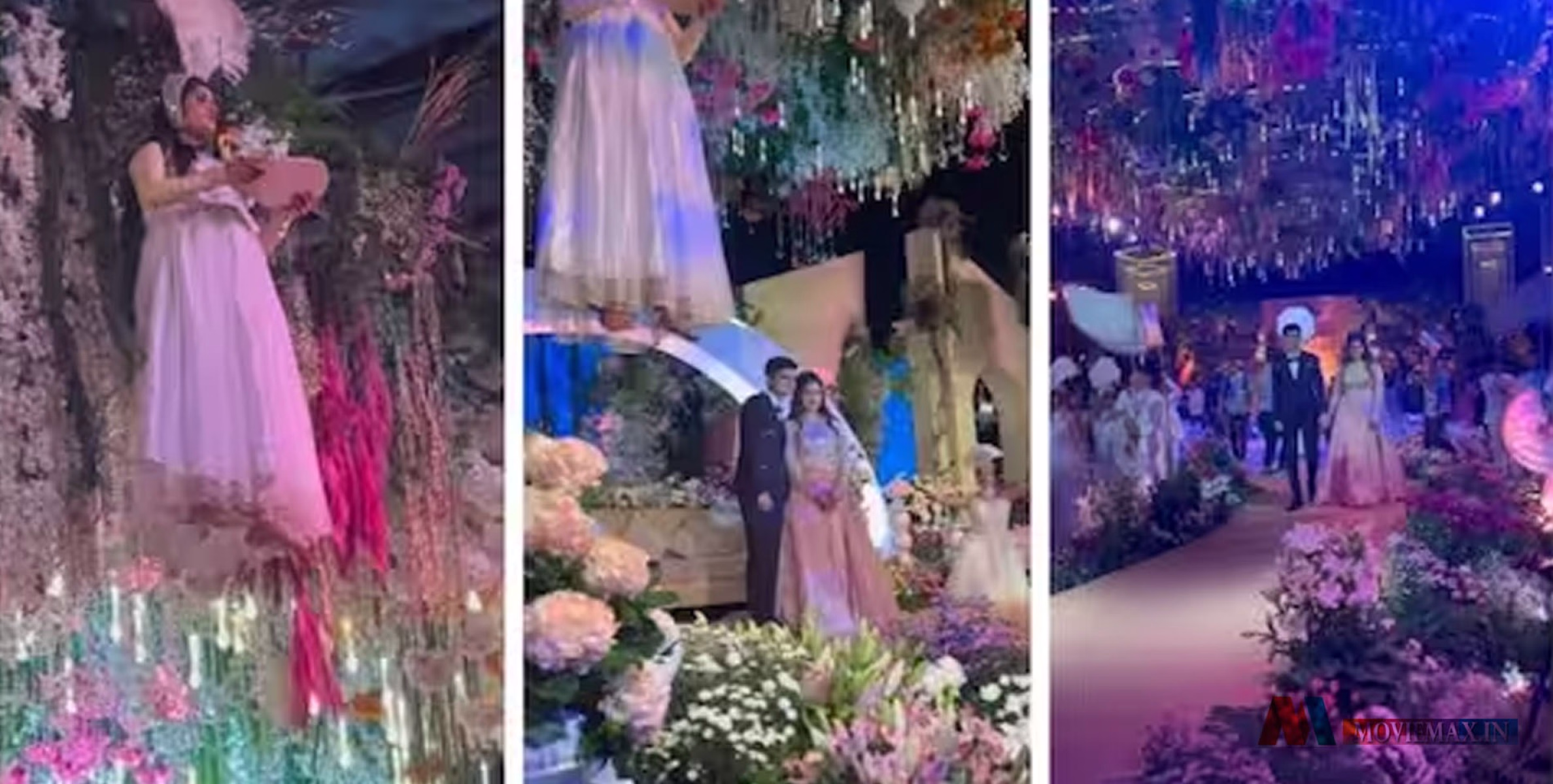 #viral | 'മനുഷ്യത്വ രഹിത'വും 'സ്ത്രീവിരുദ്ധ'വും; വിവാഹ വേദിയിലേക്ക് മാലാഖമാർ ഇറങ്ങിവരുന്ന വീഡിയോയ്ക്ക് രൂക്ഷ വിമർശനം