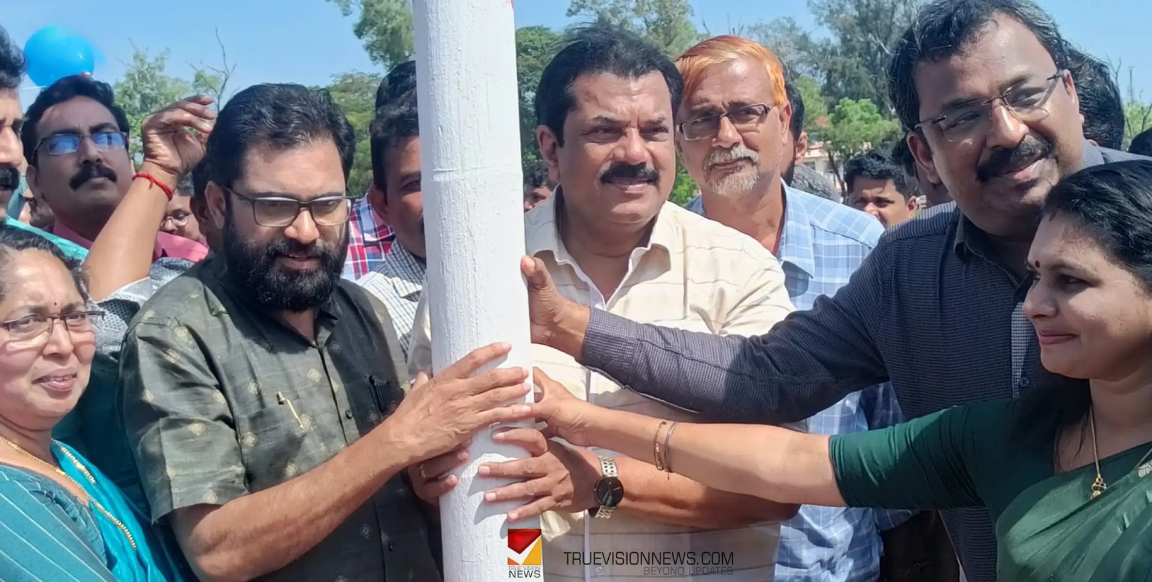 #KeralaSchoolArtFestival | കൊല്ലം ഒരുങ്ങുന്നു; കേരള സ്‌കൂൾ കലോത്സവത്തിന്റെ പന്തൽ നിർമ്മാണം തുടങ്ങി 