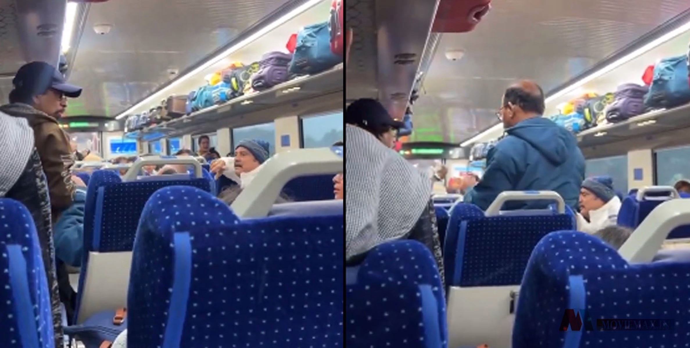 #viral | ബാഗ് വയ്ക്കുന്നതിനെ ചൊല്ലി വന്ദേഭാരതില്‍ 'അമ്മാവന്മാരുടെ' വാക്കേറ്റം; വീഡിയോ വൈറല്‍!