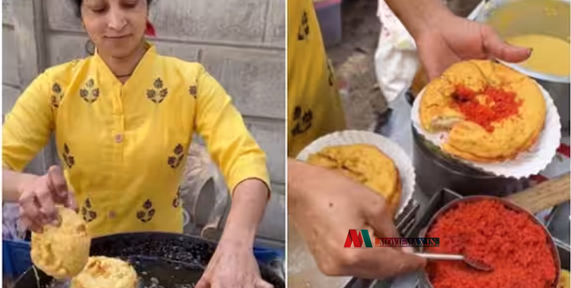 #viral | കൈ ആണോ വടയാണോ ചുടുന്നത്?; വൈറലായി വട പാവ് മേക്കിങ് വീഡിയോ