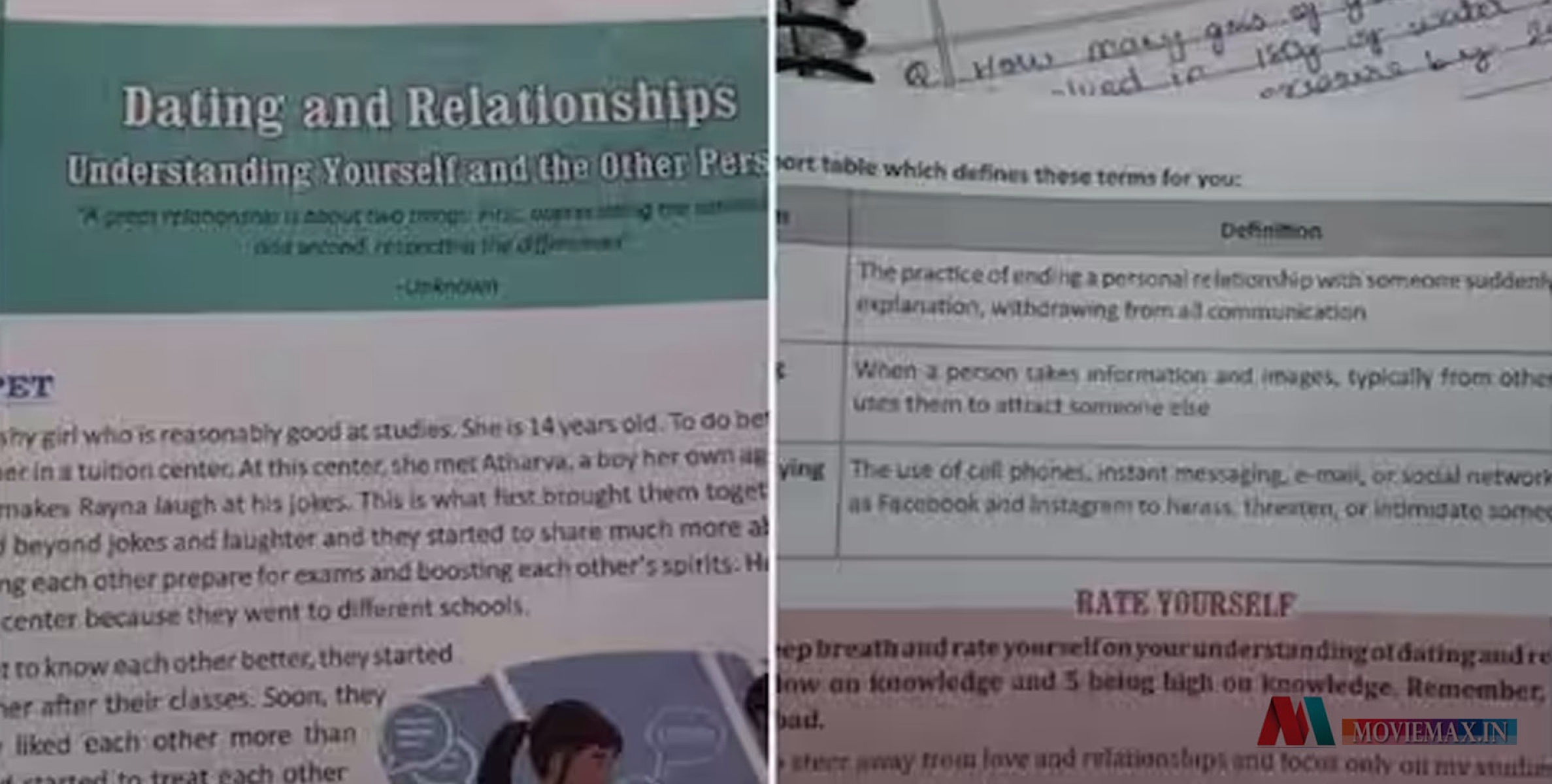 #viral | 'ഒമ്പതാം ക്ലാസ് പാഠപുസ്തകത്തിൽ 'ഡേറ്റിംഗും ബന്ധങ്ങളും', വേറെയുമുണ്ടെന്ന് സോഷ്യല്‍ മീഡിയ !