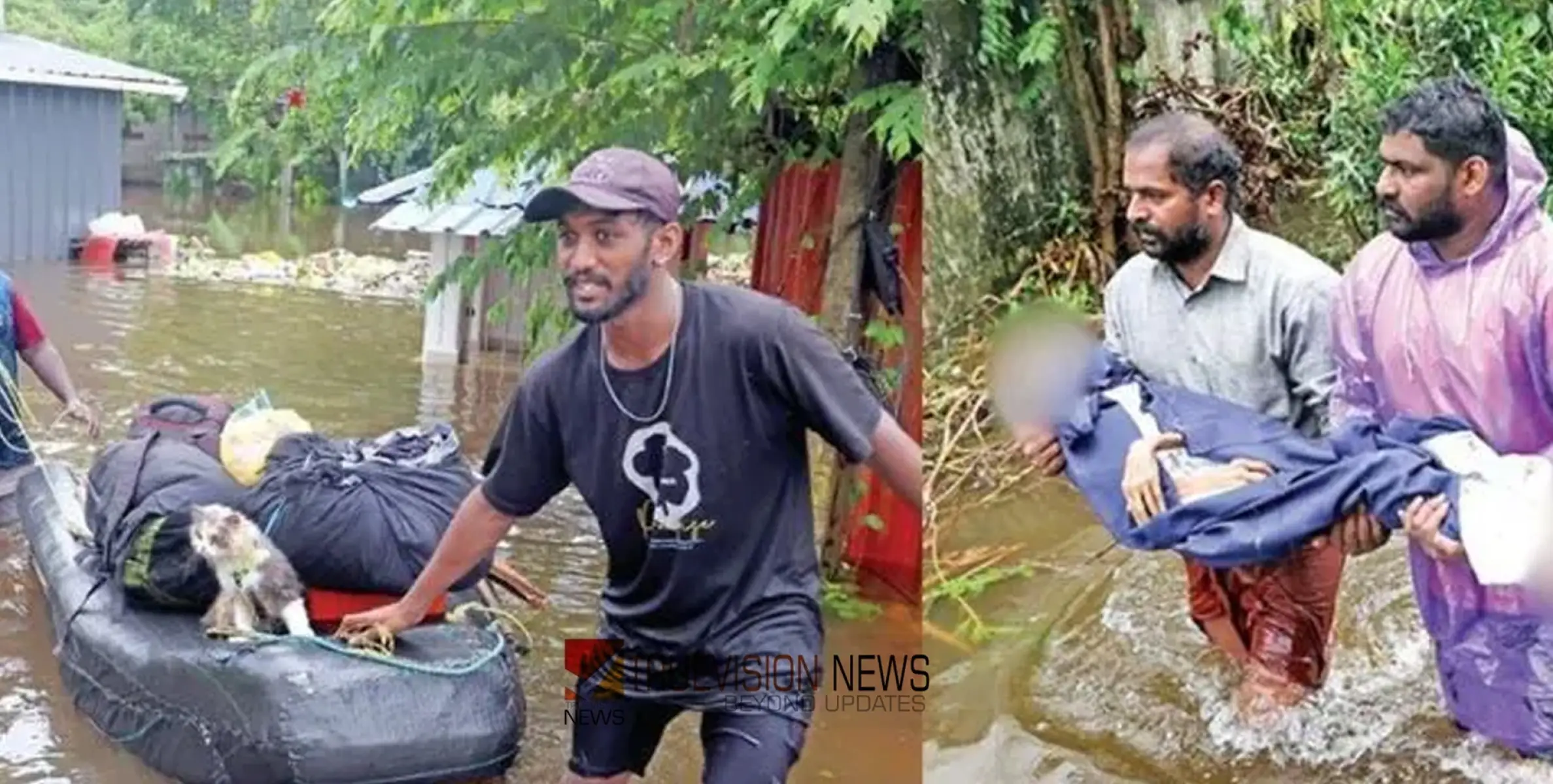 #heavyrain | മഴയില്‍മുങ്ങി വീട്; വയോധികയുടെ മൃതദേഹം വെള്ളത്തിലൂടെ ചുമന്ന് മകന്റെ വീട്ടിലെത്തിച്ച് അയല്‍വാസികള്‍