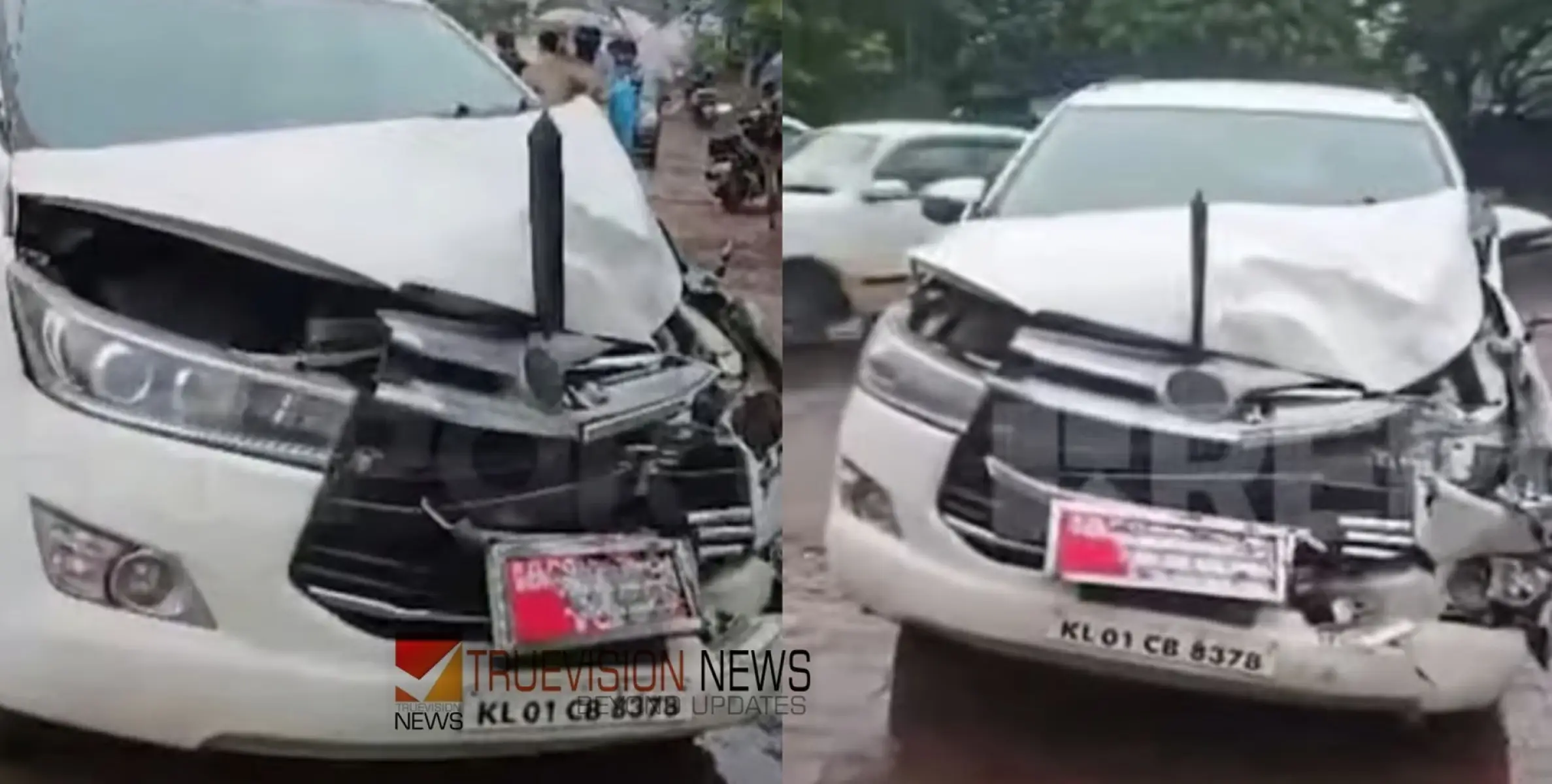 #accident | പ്രതിപക്ഷ നേതാവ് വി.ഡി സതീശൻ സഞ്ചരിച്ച കാര്‍ എസ്കോര്‍ട്ട് വാഹനത്തിൽ ഇടിച്ച് അപകടം 