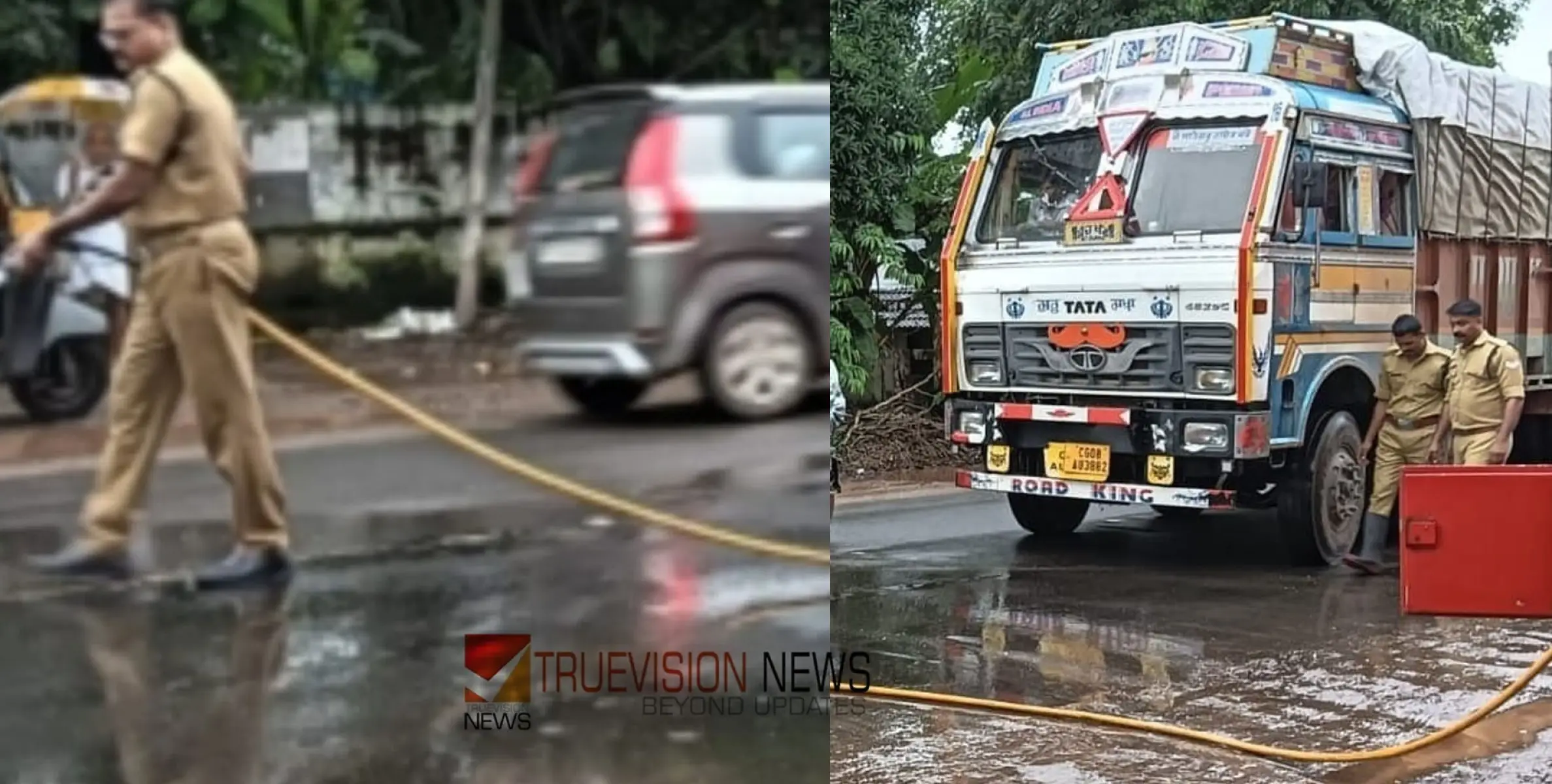 #accident | കൊയിലാണ്ടി അരങ്ങാടത്ത് ടെമ്പോ ട്രാവലർ കാറുകളിലിടിച്ചു; കാർ യാത്രക്കാർക്ക് പരിക്ക്