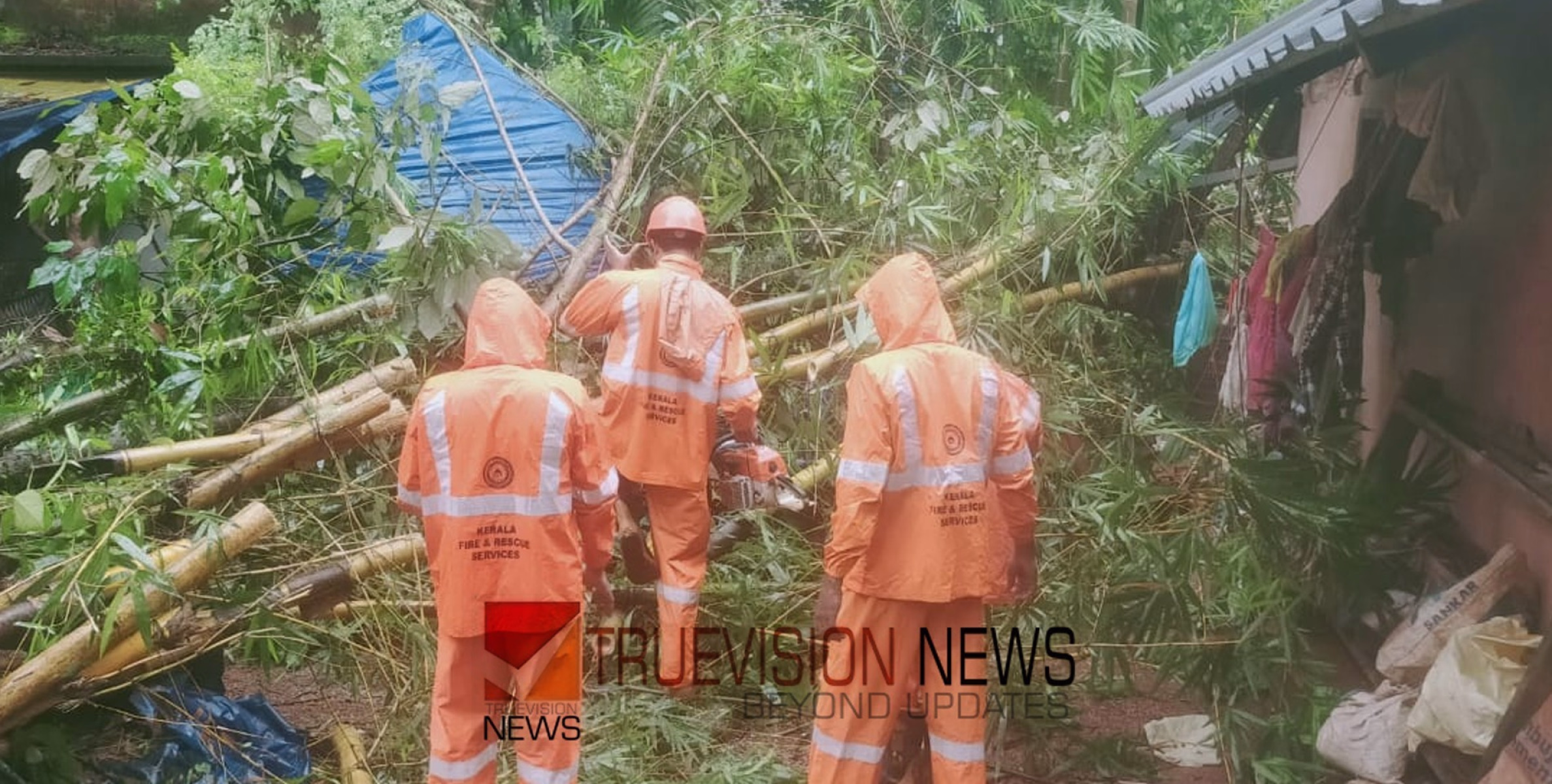 നാദാപുരം കല്ലാച്ചിയിൽ ചുഴലിക്കാറ്റ്; മരങ്ങൾ വീണ് വീട് തകർന്നു