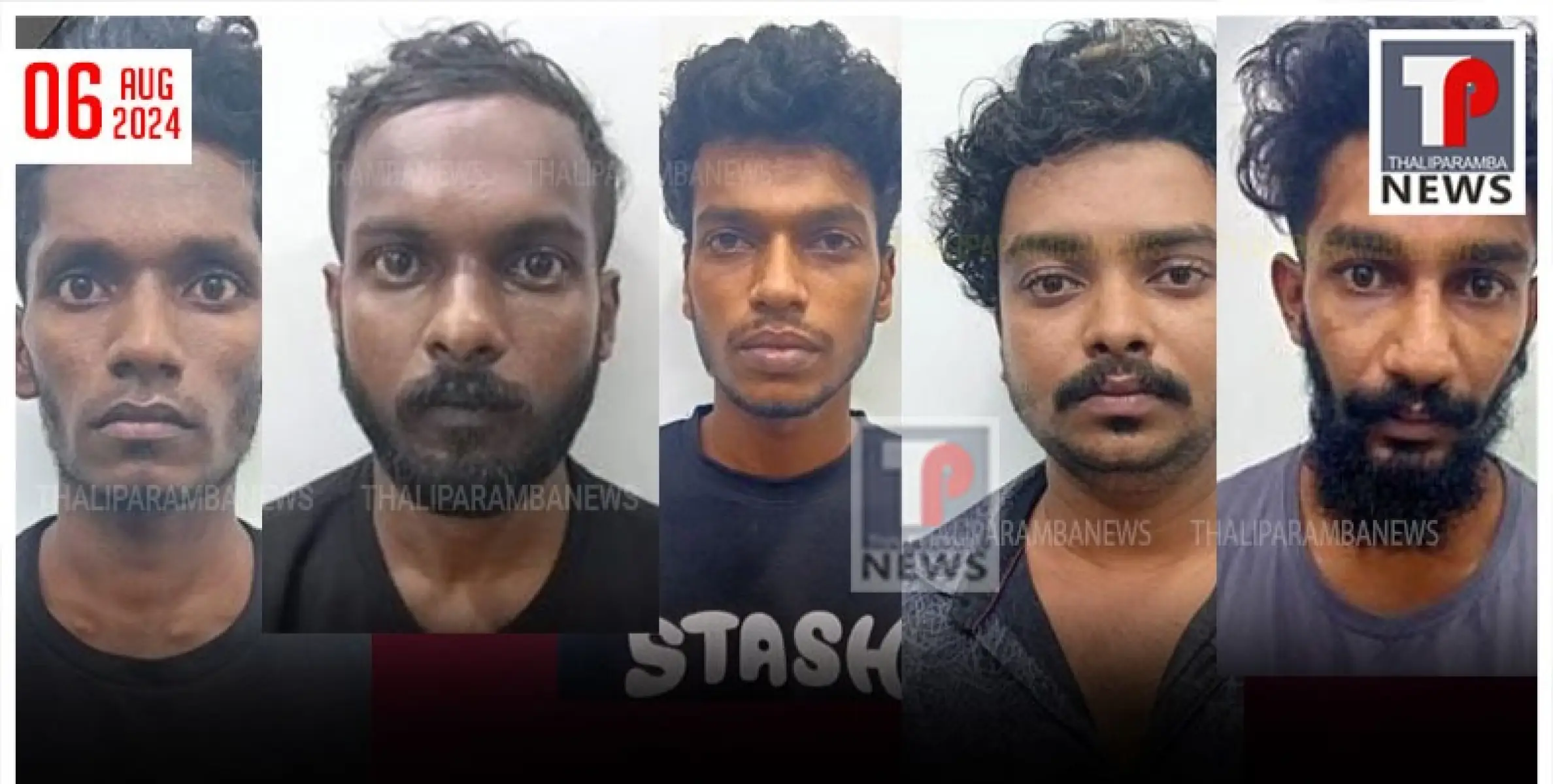 പരിയാരത്ത് വൻ കഞ്ചാവ് വേട്ട: 9 കിലോയിലധികം കഞ്ചാവുമായി 5 പേർ പിടിയിലായി