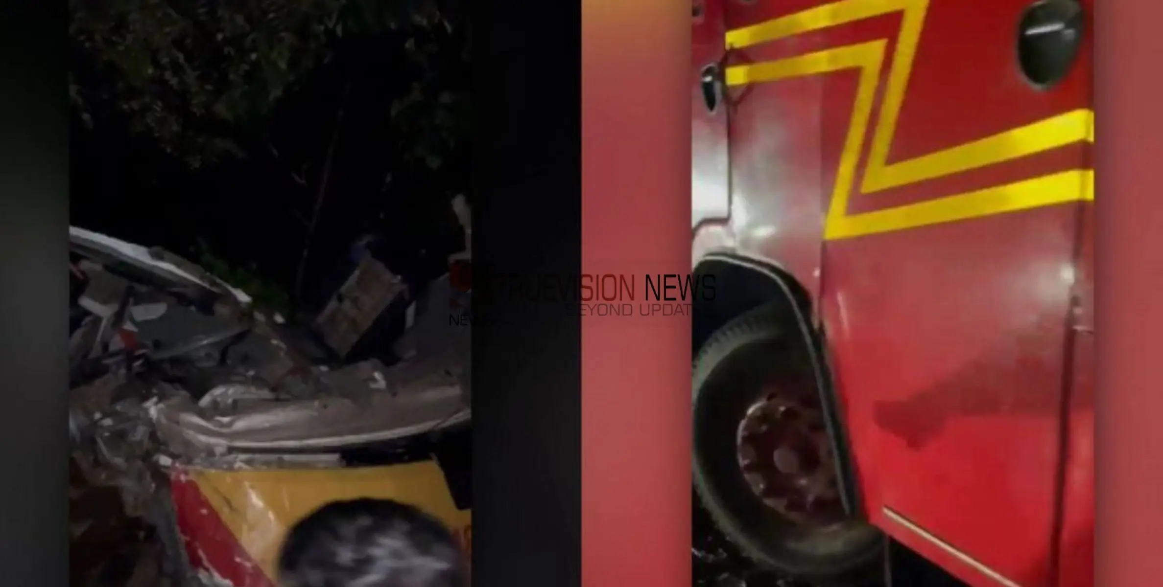 #Accident | ആംബുലന്‍സും ഫയര്‍എഞ്ചിനും കൂട്ടിയിടിച്ചു; ആംബുലന്‍സ് ഡ്രൈവര്‍ക്ക് ദാരുണാന്ത്യം