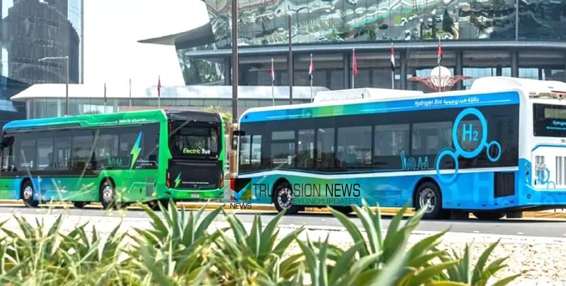 #greenbus | ഗ്രീ​ന്‍ ബ​സ് സ​ര്‍വി​സി​ന് അ​ബൂ​ദ​ബി​യി​ല്‍ തു​ട​ക്ക​മാ​യി