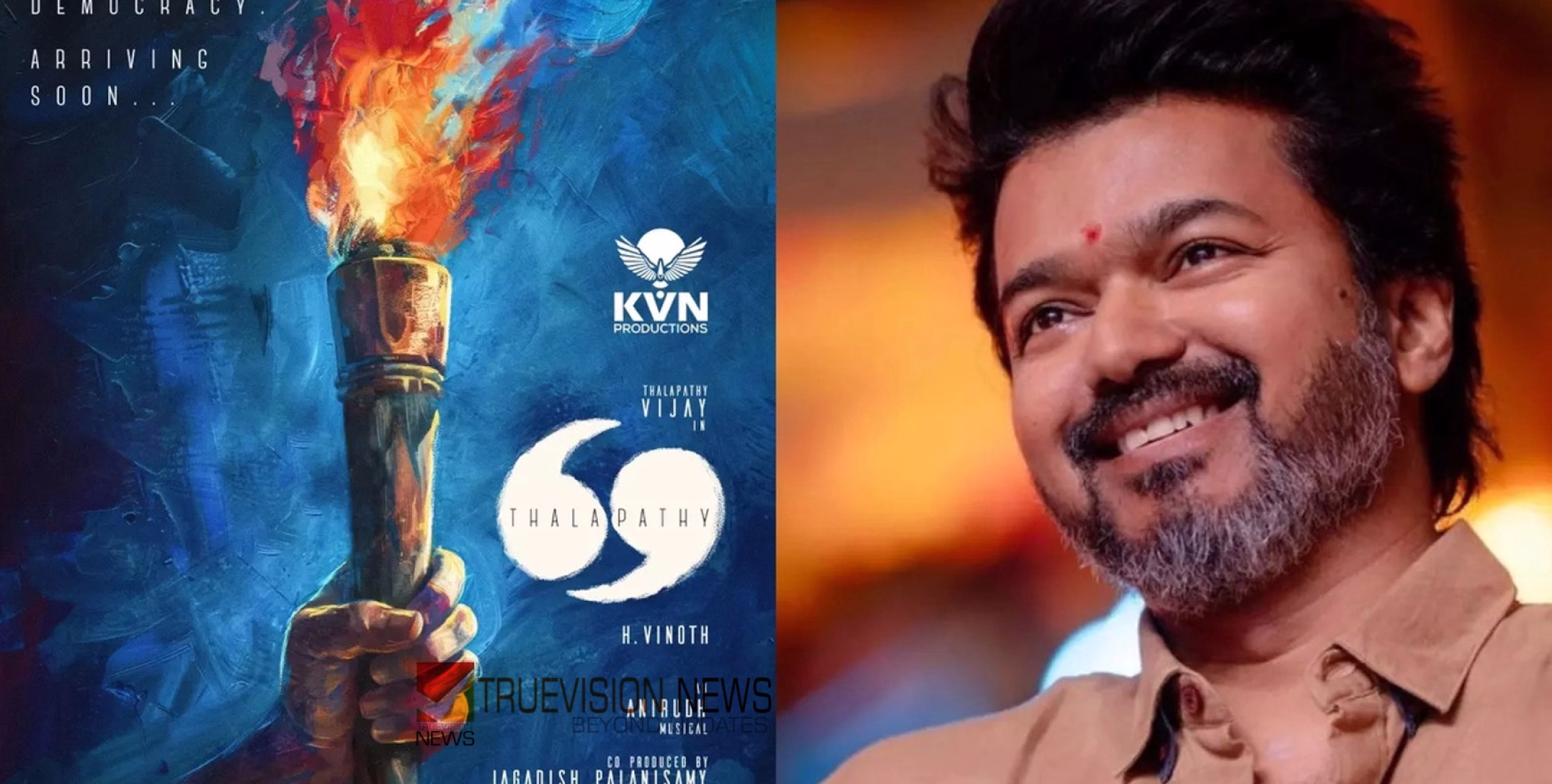 #Vijay | ഇതാ വിജയ്‍യുടെ അവസാന ചിത്രം; സംവിധാനം എച്ച്.വിനോദ്, സംഗീതം അനിരുദ്ധ് 