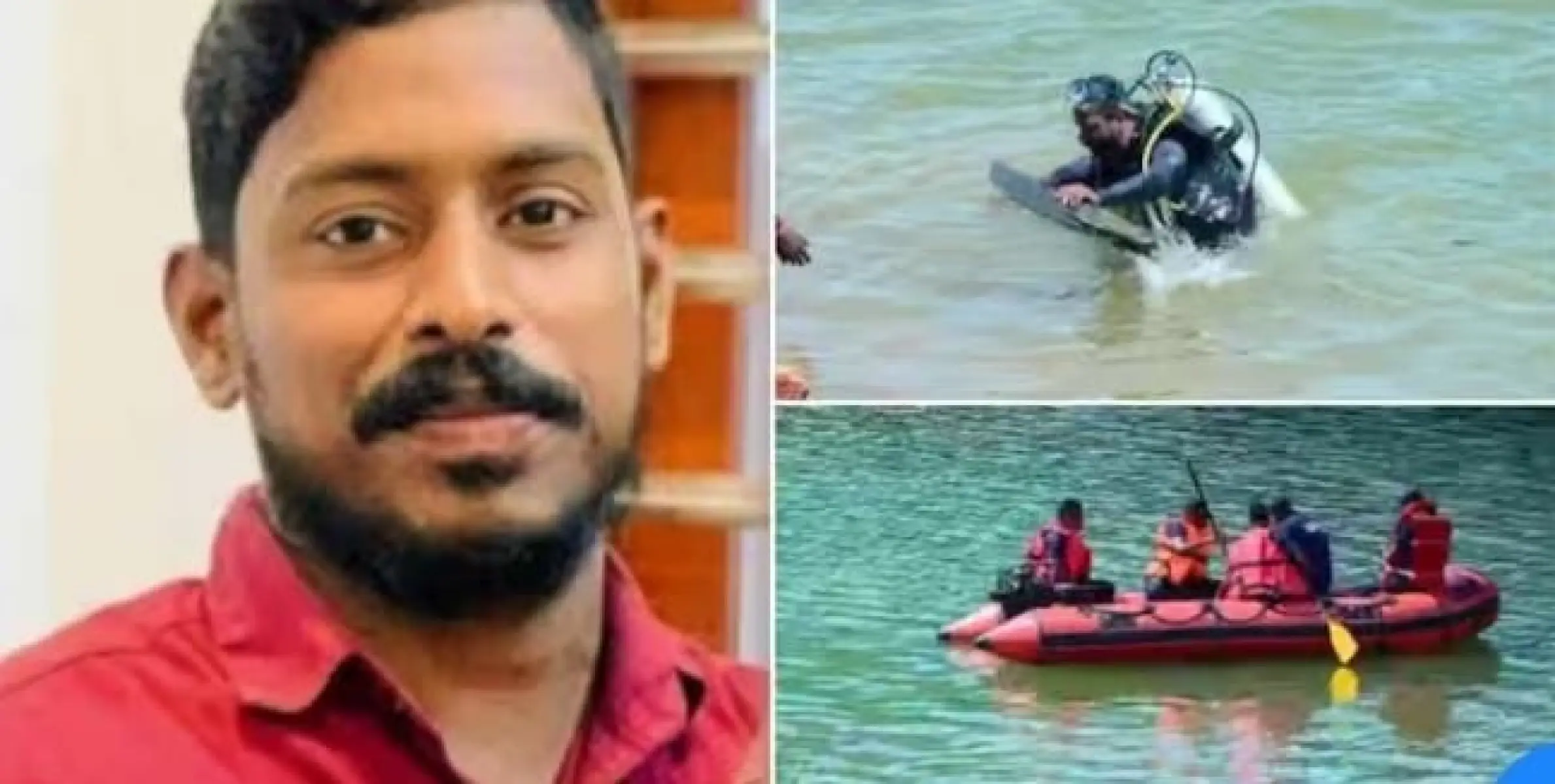 15 അടി താഴ്ചയില്‍ നിന്ന് ലോറിയുടെ ഭാഗങ്ങള്‍ കണ്ടെത്തിയെന്ന് മാല്‍പെ; ഏത് ലോറിയെന്ന് പറയാനായിട്ടില്ലെന്ന് മനാഫ്