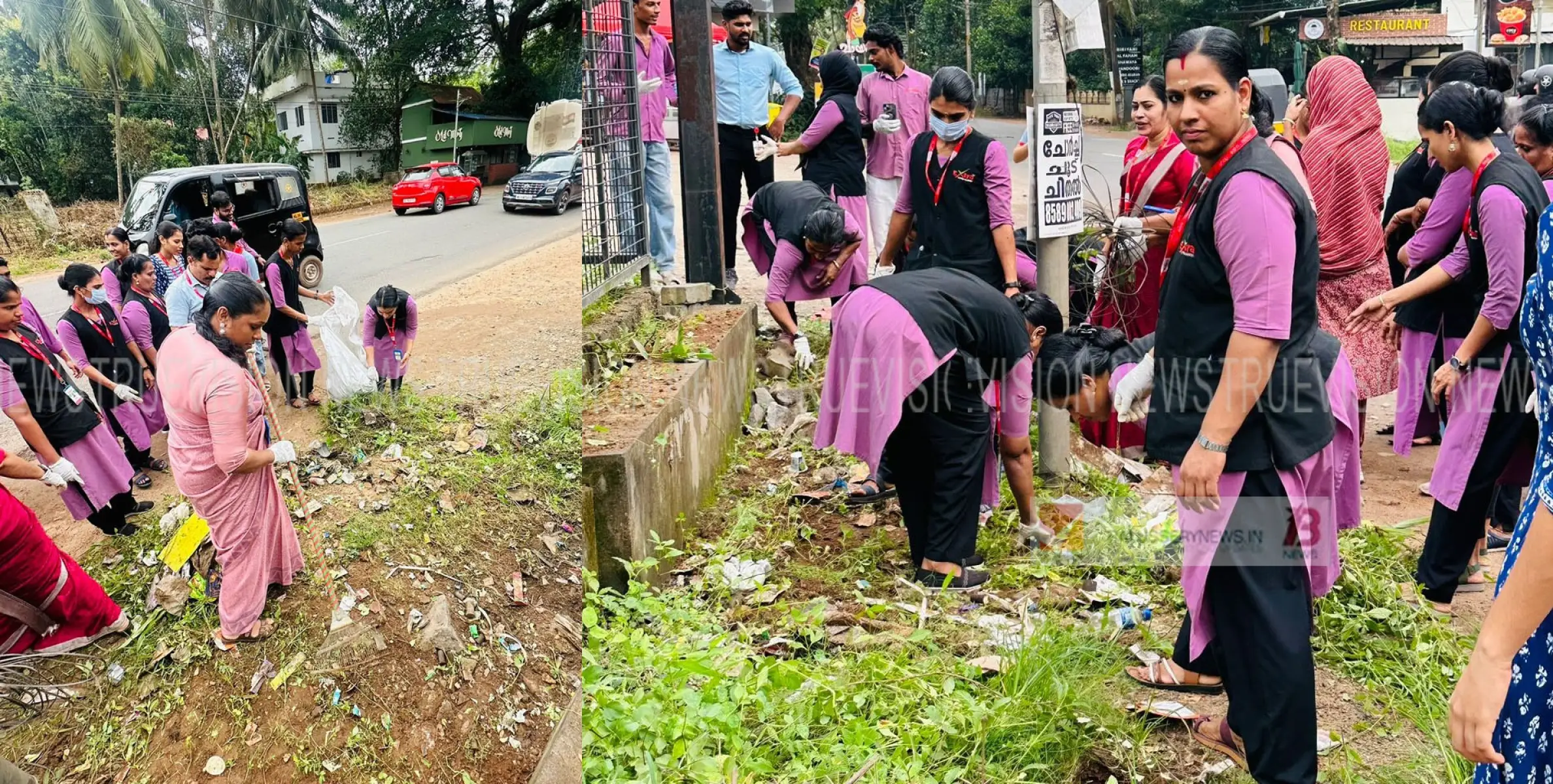 ഗാന്ധി ജയന്തിയോടനുബന്ധിച്ച്  എക്സ്ട്രാ ഹൈപ്പർമാർക്കറ്റ് കൊയിലാണ്ടി പരിസര ശുചീകരണ പരിപാടി നടത്തി