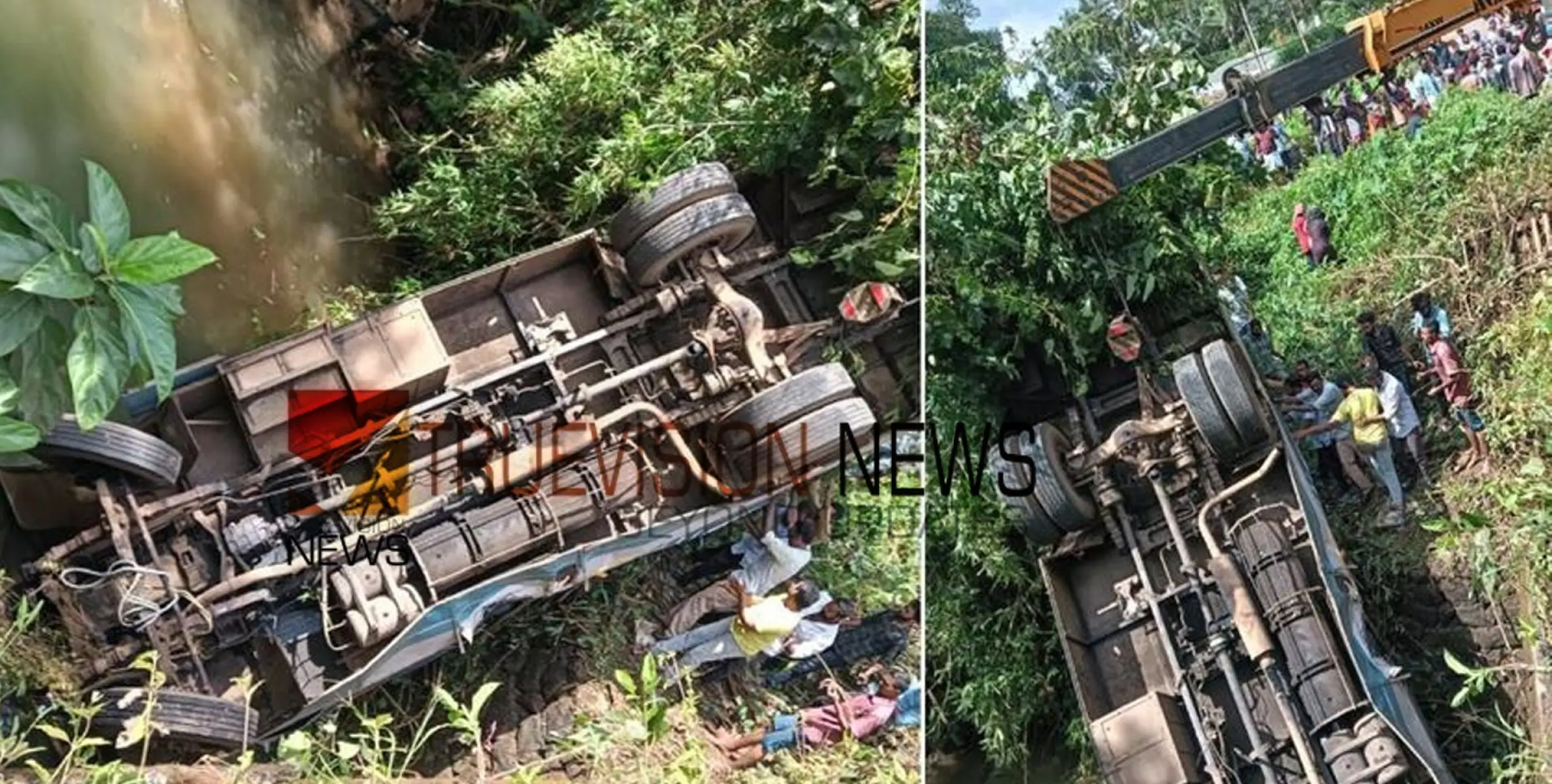 #accident | കോഴിക്കോട്ടേ കെഎസ്ആർടിസി ബസ് അപകടം, രണ്ട് മരണം, ഒരാളെ തിരിച്ചറിഞ്ഞിട്ടില്ല