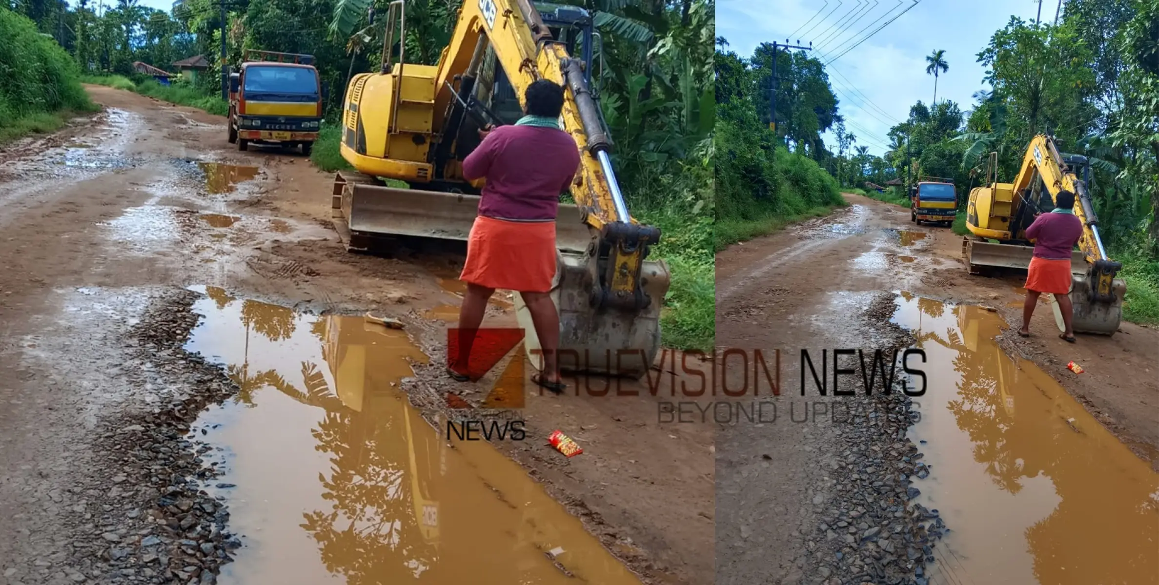 #roaddestroyed | ദുരിതം തീരാതെ; വെള്ളമുണ്ട - പുളിഞ്ഞാൽ - മൊതക്കര റോഡ് തകർന്നു തന്നെ