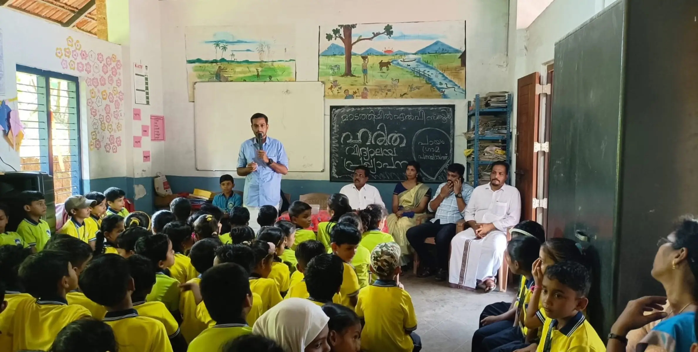 മാടത്തിയിൽ എൽ പി സ്കൂളിൽ സമ്പൂർണ ഹരിത വിദ്യാലയ പ്രഖ്യാപനം നടന്നു