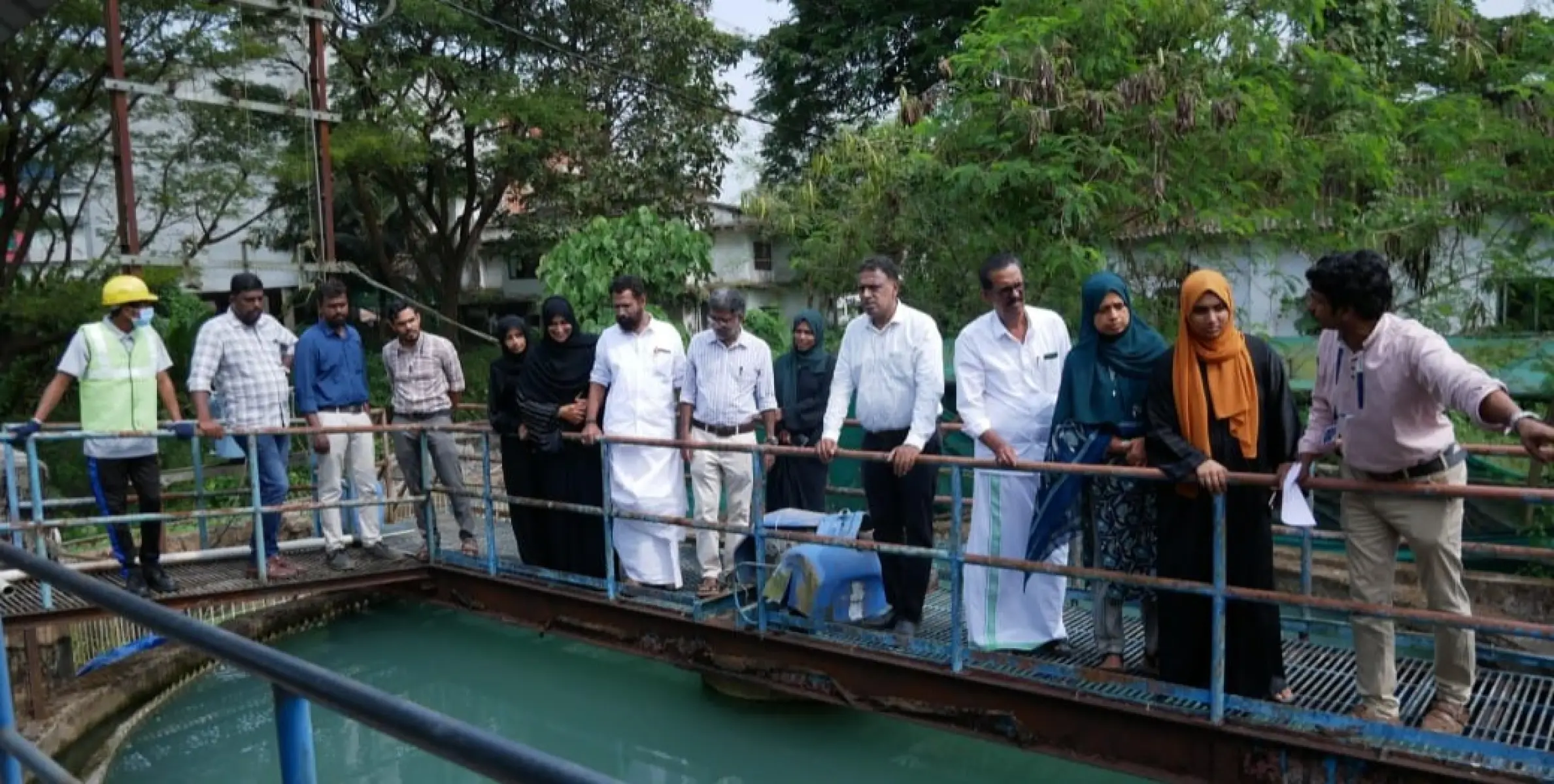 ക്വാളിറ്റി കൗൺസിൽ ഓഫ് ഇന്ത്യ പ്രതിനിധികൾ പാലയാട് ട്രീറ്റ്മെന്റ് പ്ലാന്റ് സന്ദർശിച്ചു