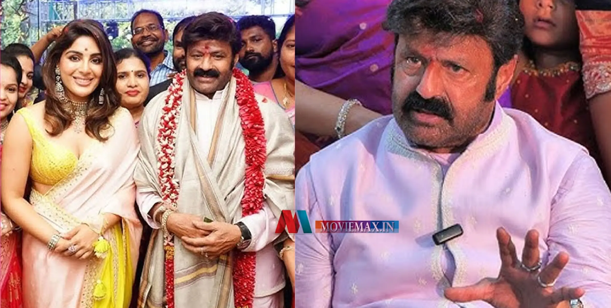 #Balayya | ഒരു നിമിഷം വൈകിയിരുന്നെങ്കിൽ സംയുക്തയെ തല്ലിയേനെ; നടി രക്ഷപ്പെട്ടു, രൂക്ഷമായി നോക്കി ബാലയ്യ നടൻ 