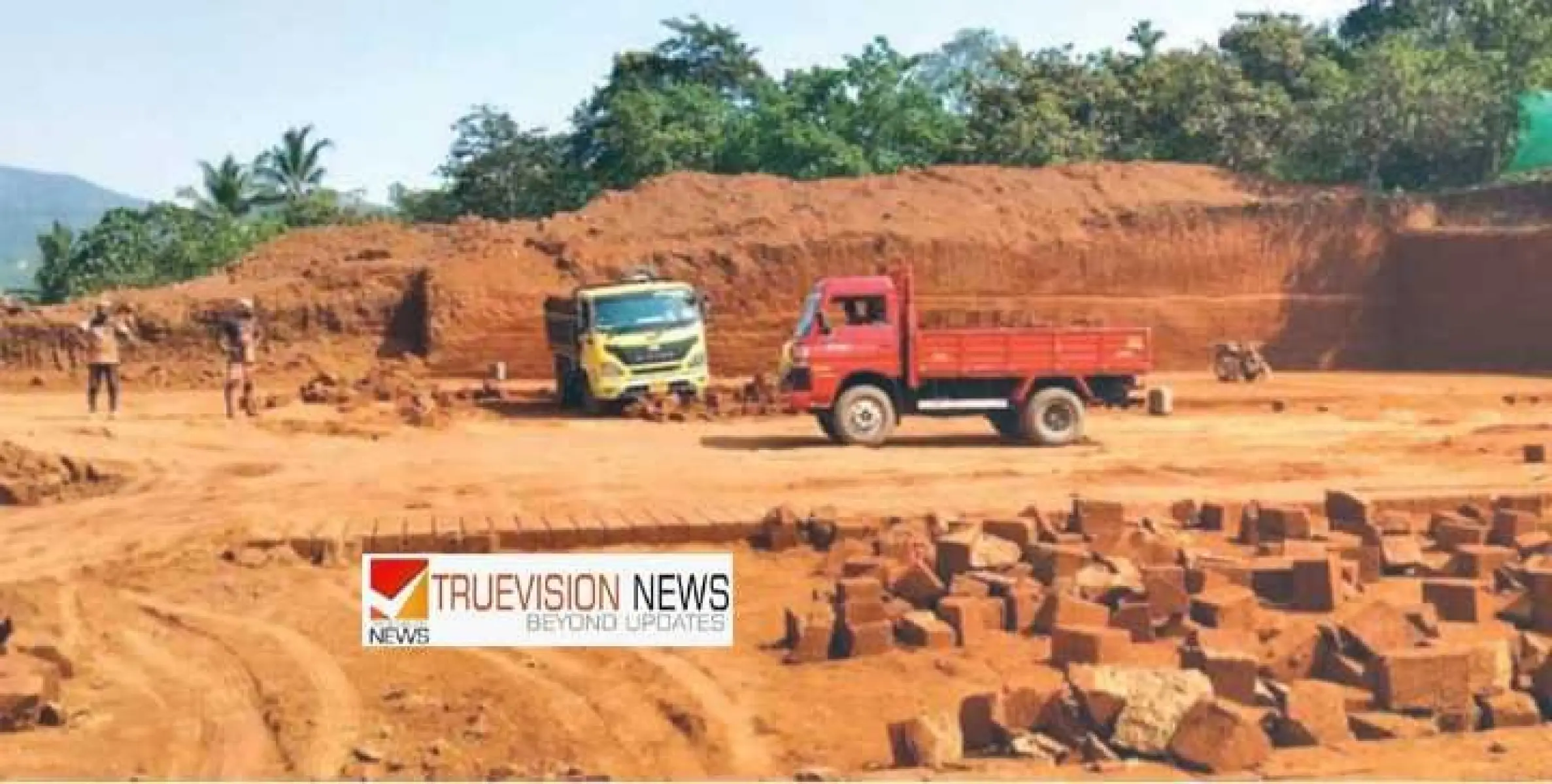 കണ്ണൂരിൽ അനധികൃത ചെങ്കൽ ഖനനത്തിനെതിരെ നടപടി ശക്തമാക്കി ; 7 ലോറികളും, 2 ജെ.സി.ബികളും പിടിച്ചെടുത്തു