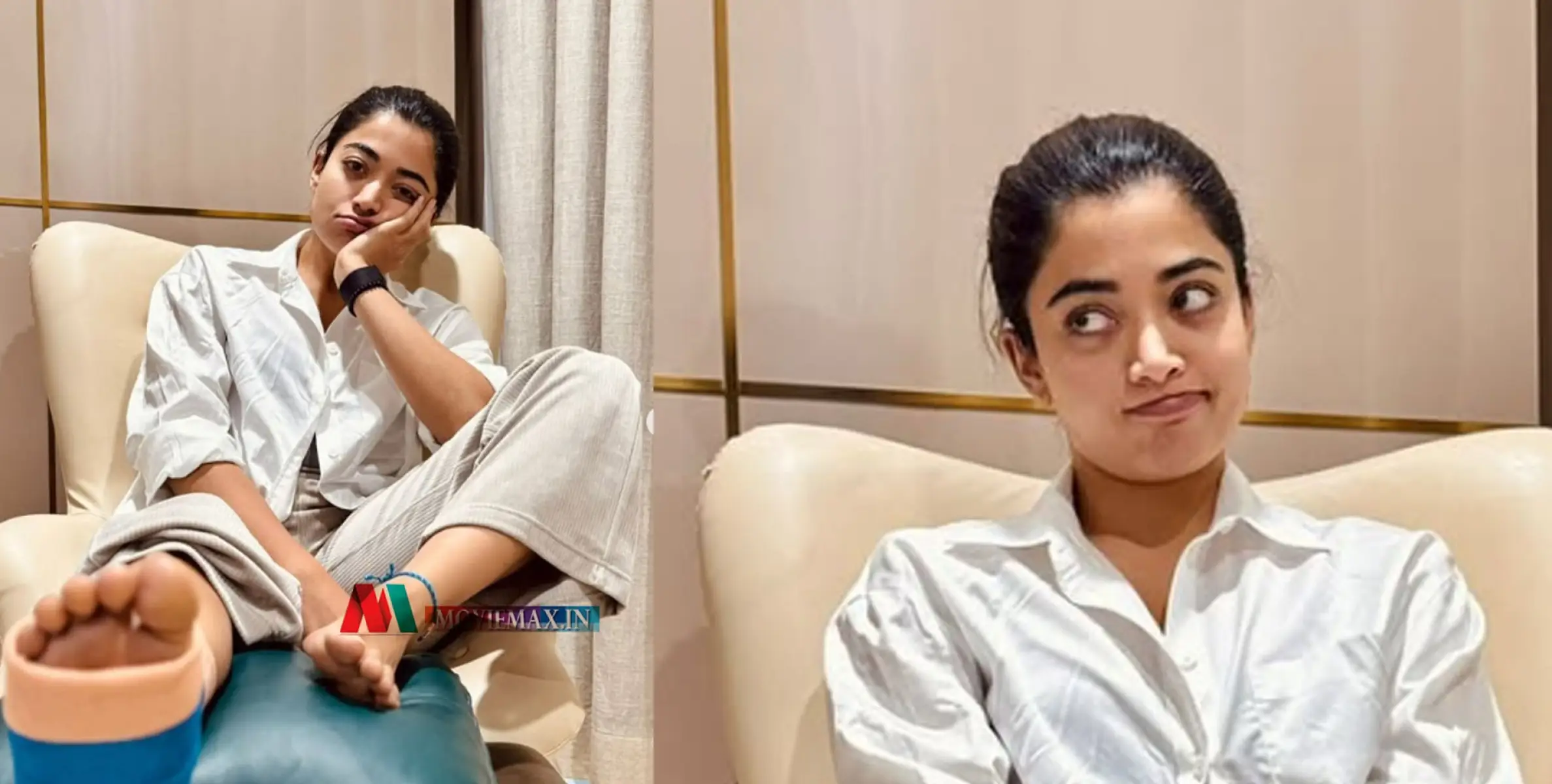 #rashmikamandanna | ഇനി ഒറ്റ കാലില്‍ സഞ്ചാരം, ജിം വർക്കൗട്ടിനിടെ പരിക്കേറ്റ് രശ്‍മിക മന്ദാന; പുതിയ പോസ്റ്റുമായി താരം 