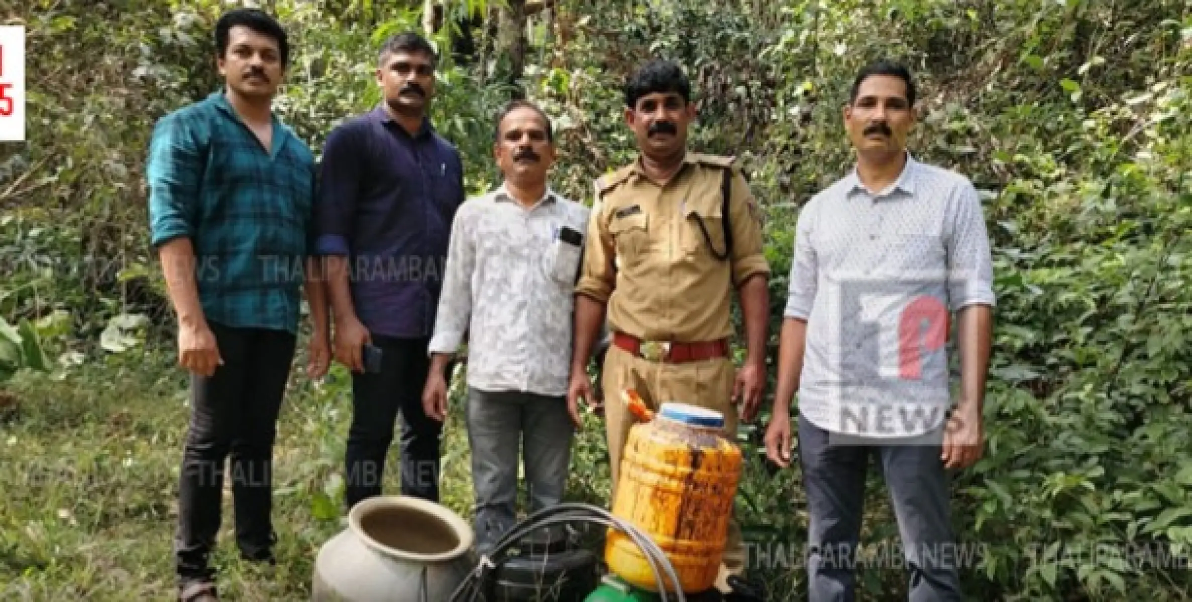 തളിപ്പറമ്പ് എക്സൈസിന്റെ പരിശോധനയിൽ വൻ വാഷ് ശേഖരം പിടികൂടി നശിപ്പിച്ചു