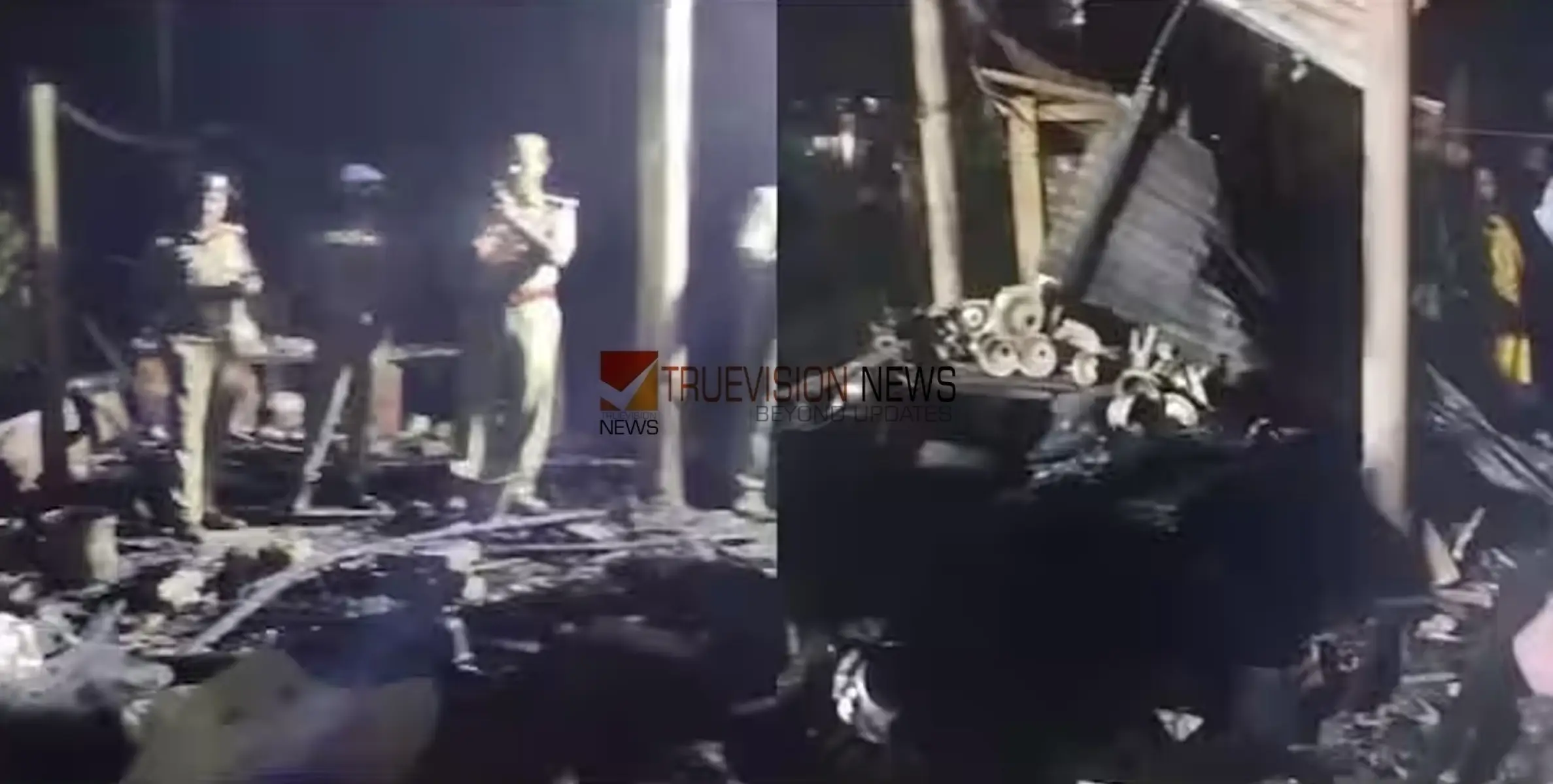 മാന്നാറിൽ വീടിനു തീ പിടിച്ച് വൃദ്ധ ദമ്പതികൾ മരിച്ചു, മകനെ കാണാനില്ല, അന്വേഷണം 