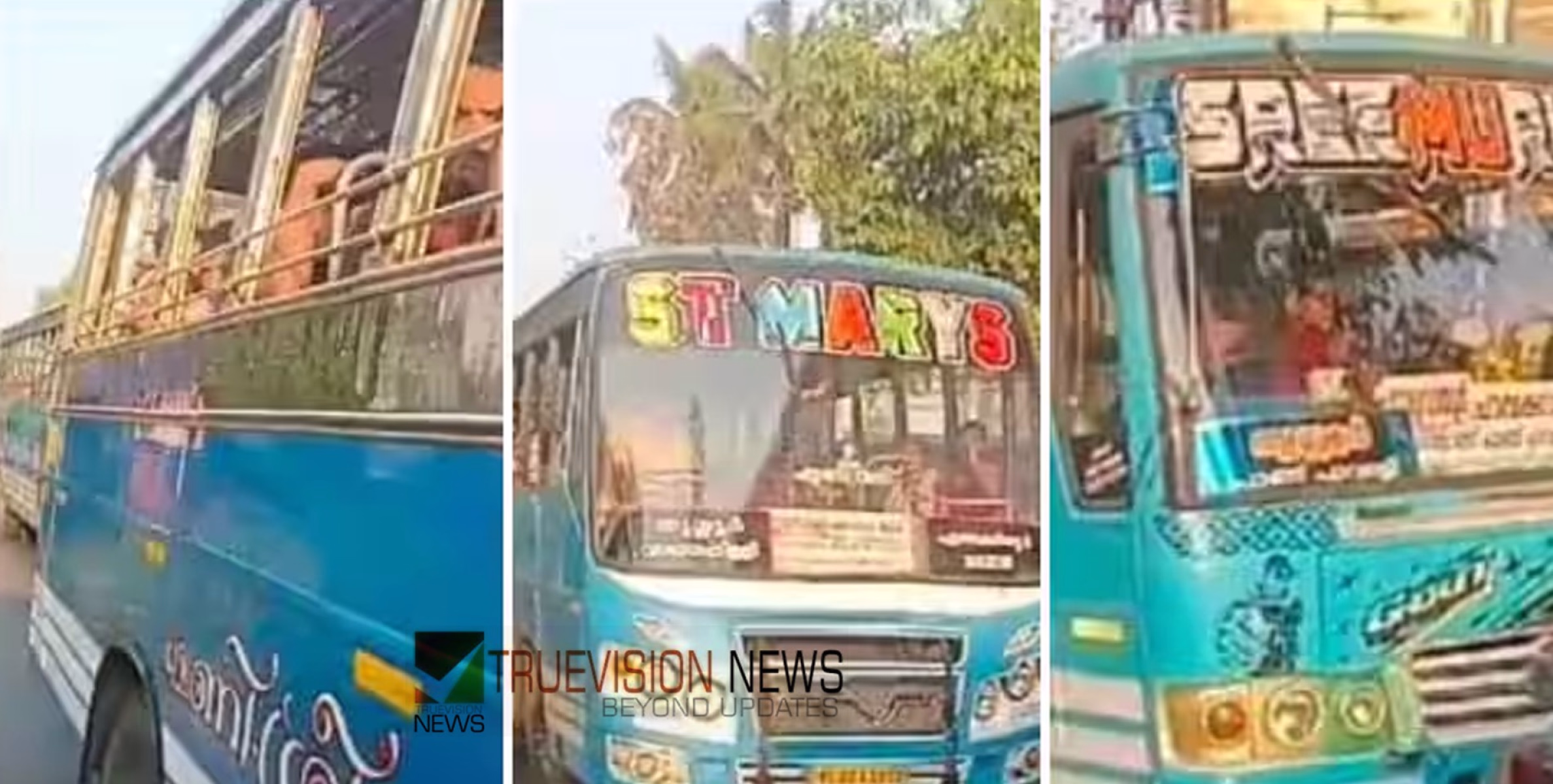 തൃശ്ശൂരിൽ ആംബുലൻസിൻ്റെ വഴിതടഞ്ഞ മൂന്ന് സ്വകാര്യ ബസുകൾ കസ്റ്റഡിയിൽ; ഡ്രൈവർമാർക്കെതിരെ കേസ്