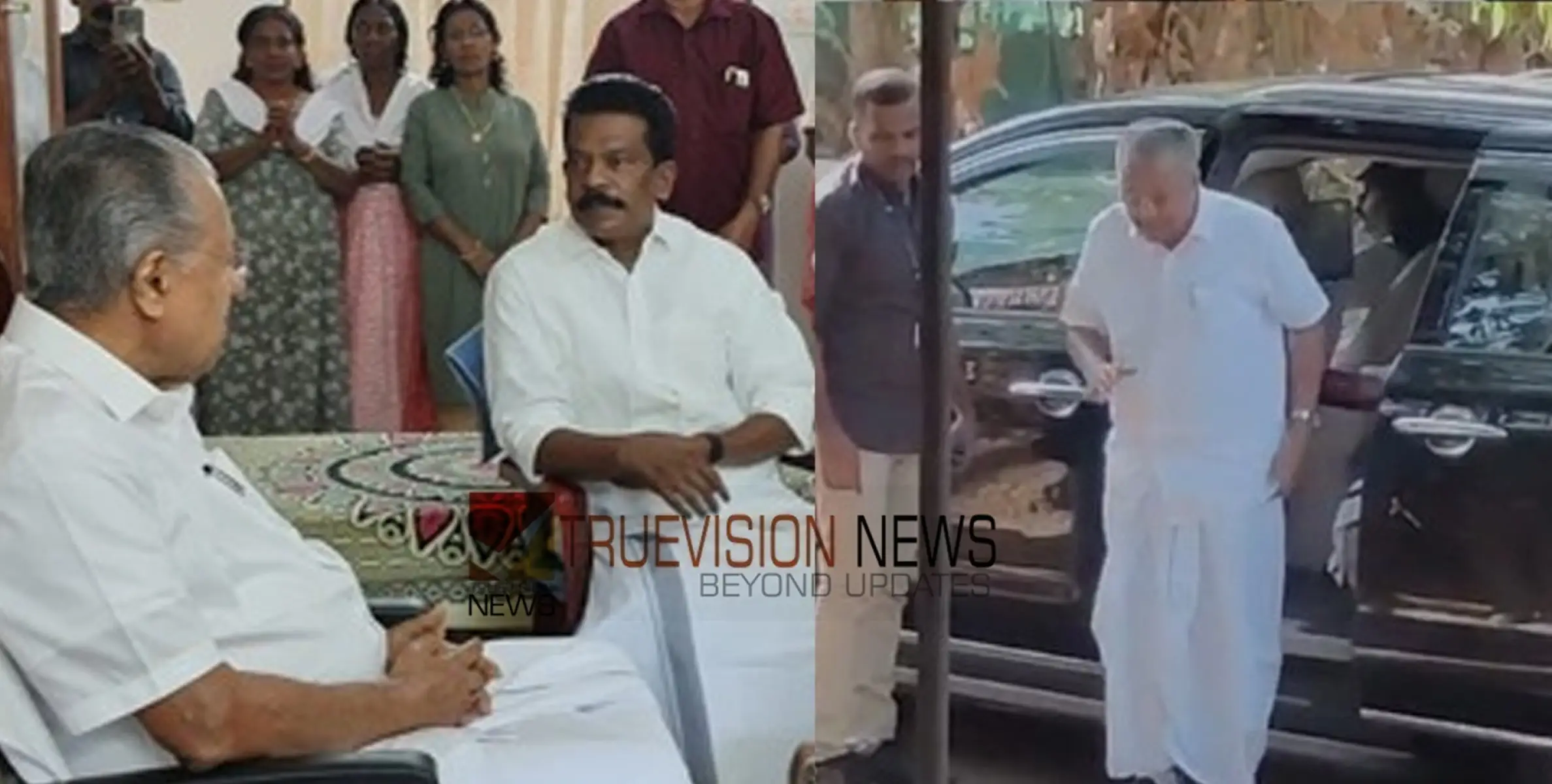 കെ രാധാകൃഷ്ണന്‍ എംപിയുടെ മാതാവിന്റെ നിര്യാണം; മുഖ്യമന്ത്രി  വീട്ടിലെത്തി അനുശോചനം അറിയിച്ചു