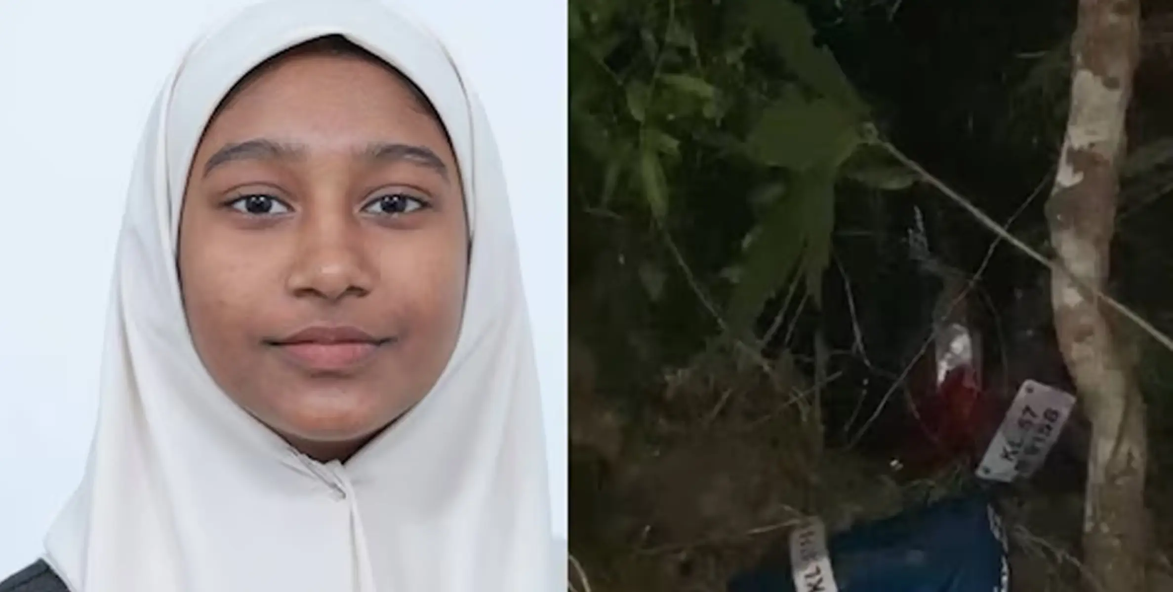 അമ്മയും മകളും സഞ്ചരിച്ച സ്കൂട്ടർ താഴ്ചയിലേക്ക് മറിഞ്ഞ് പ്ലസ് ടു വിദ്യാർ‌ത്ഥിനി മരിച്ചു.