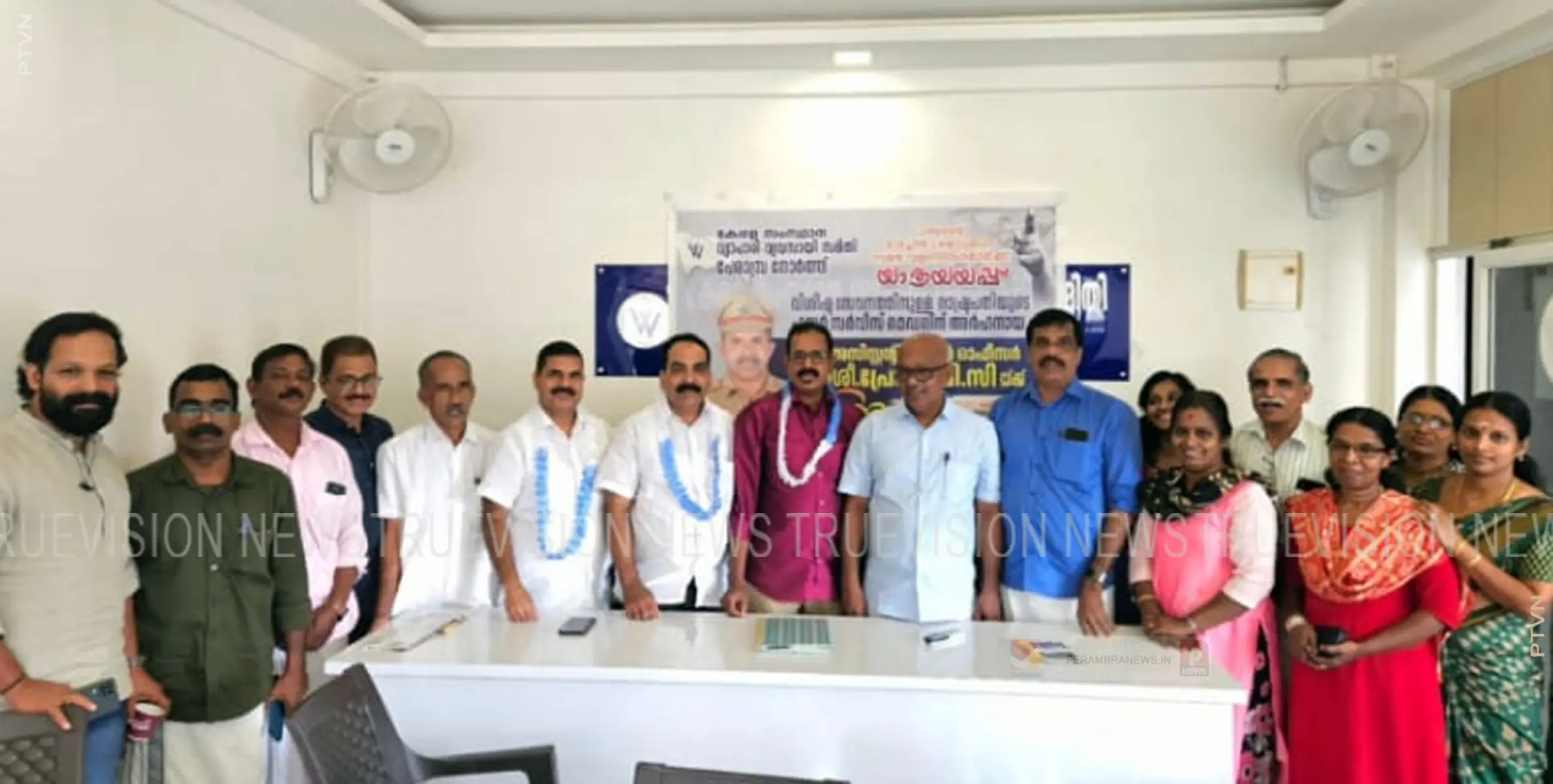 പി.സി പ്രേമന് സ്വീകരണം നല്‍കി വ്യാപാരി വ്യവസായി സമിതി 