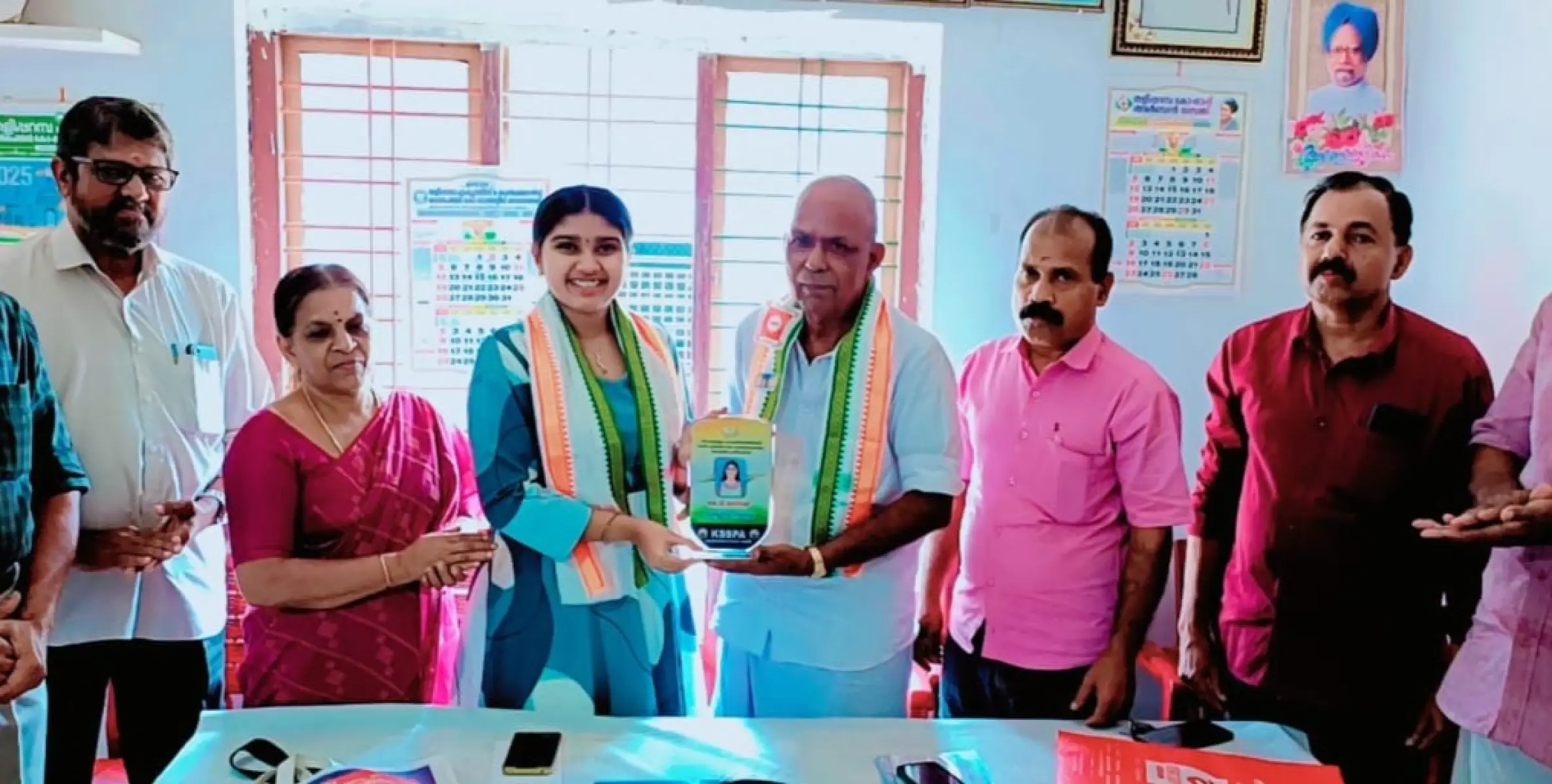 കെ.വി.മെസ്‌നയെ കെ.എസ്.എസ്.പി.എ. അനുമോദിച്ചു
