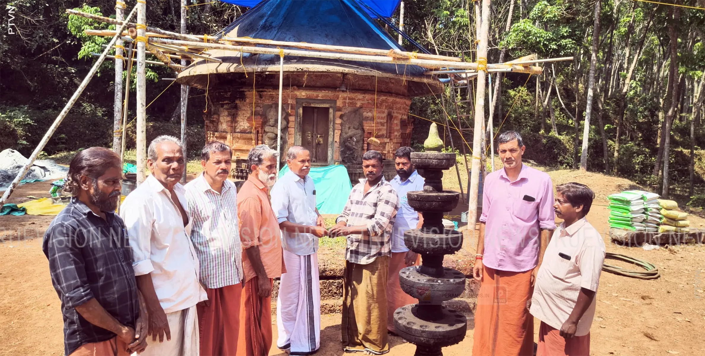 ശങ്കരപുരം ഉമാമഹേശ്വര ക്ഷേത്ര പുനരുദ്ധാരണ പ്രവര്‍ത്തനങ്ങള്‍ ആരംഭിച്ചു