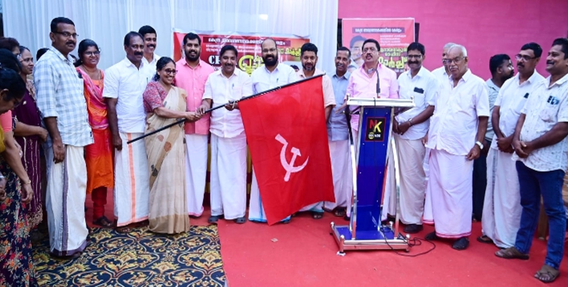 സിപിഐഎം തിരുവമ്പാടി ഏരിയ കാല്‍നട ജാഥ ഉദ്ഘാടനം സംസ്ഥാന കമ്മിറ്റിയംഗം നിര്‍വ്വഹിച്ചു