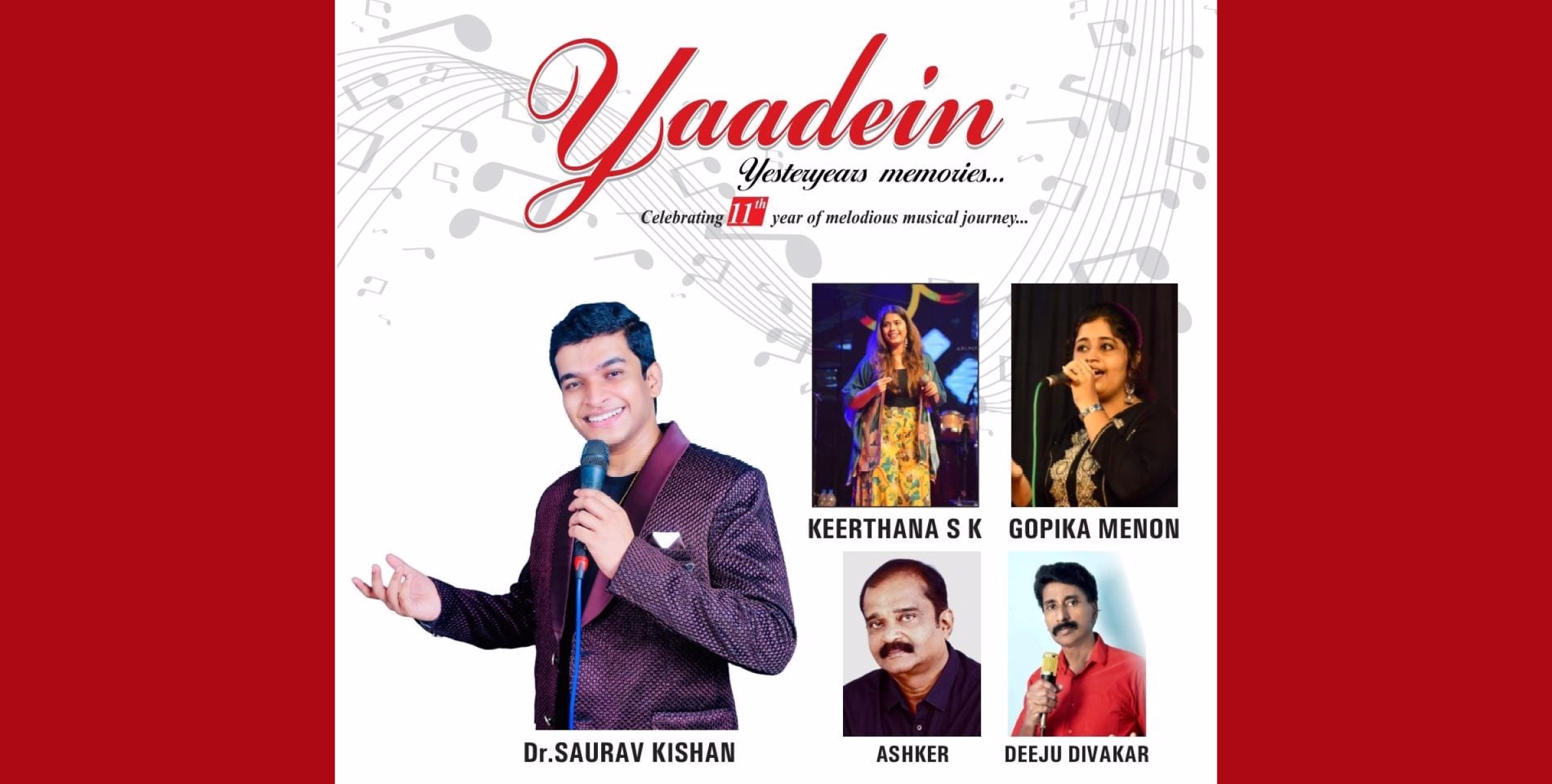 യാദേന്‍ മ്യൂസിക് നൈറ്റ് ഞായറാഴ്ച മുഹമ്മദ് അബ്ദു റഹ്‌മാന്‍ സ്മാരക ജൂബിലി ഹാളില്‍
