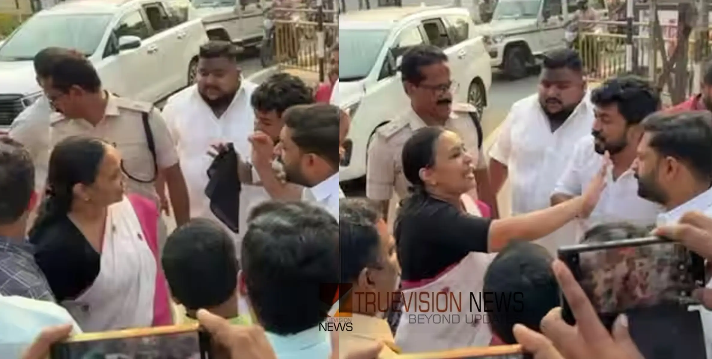ആശാപ്രവർത്തകരുടെ പ്രശ്നങ്ങൾ പരിഹരിക്കാത്തതിൽ പ്രതിഷേധം; മന്ത്രി വീണ ജോർജിനെ കരിങ്കൊടി കാണിച്ച് യൂത്ത് കോൺഗ്രസ്