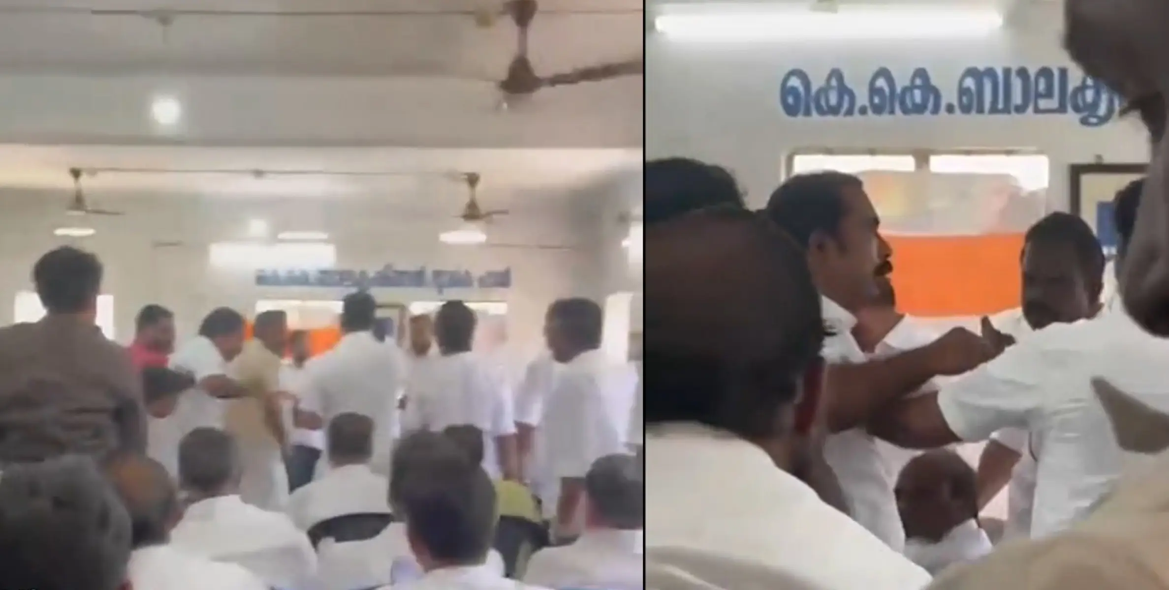 ബാങ്കിൽ സാമ്പത്തിക തിരിമറി നടത്തിയയാളെ ഡി സി സി ഭാരവാഹി ആക്കിയതിൽ പ്രതിഷേധം; തൃത്താല കോൺഗ്രസ് നേതൃ യോഗത്തിൽ കൂട്ടത്തല്ല്.
