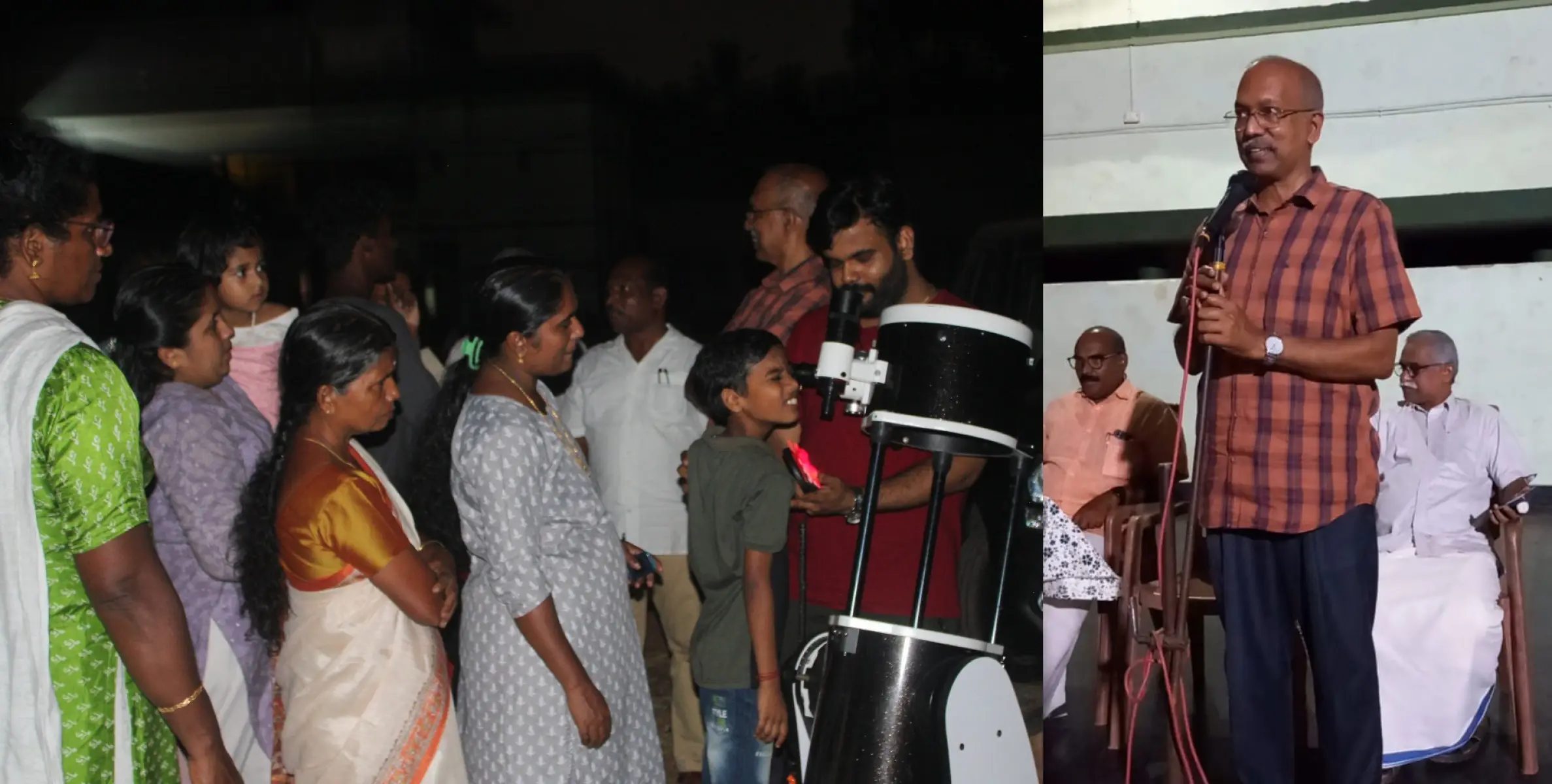 മണീട് ഹൈസ്കൂളിൽ കേരളാ ശാസ്ത്ര സാഹിത്യ പരിക്ഷത്തിൻ്റെ സഹകരണത്തോടെ വാനനിരീക്ഷണം നടത്തി.