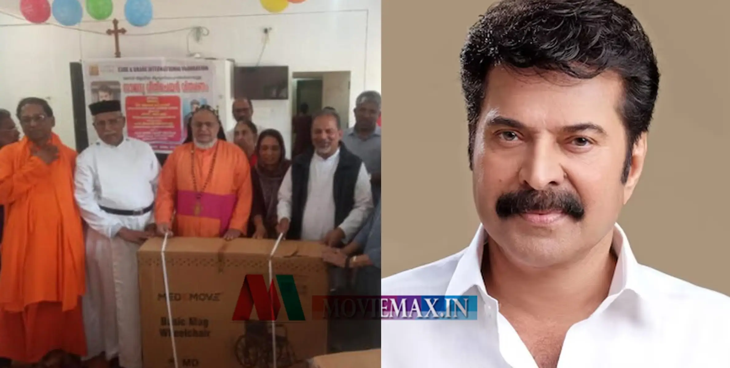 വയനാട്ടിലെ ആതുരസ്ഥാപനങ്ങളിലേക്ക് വീല്‍ചെയര്‍ എത്തിച്ച് മമ്മൂട്ടി