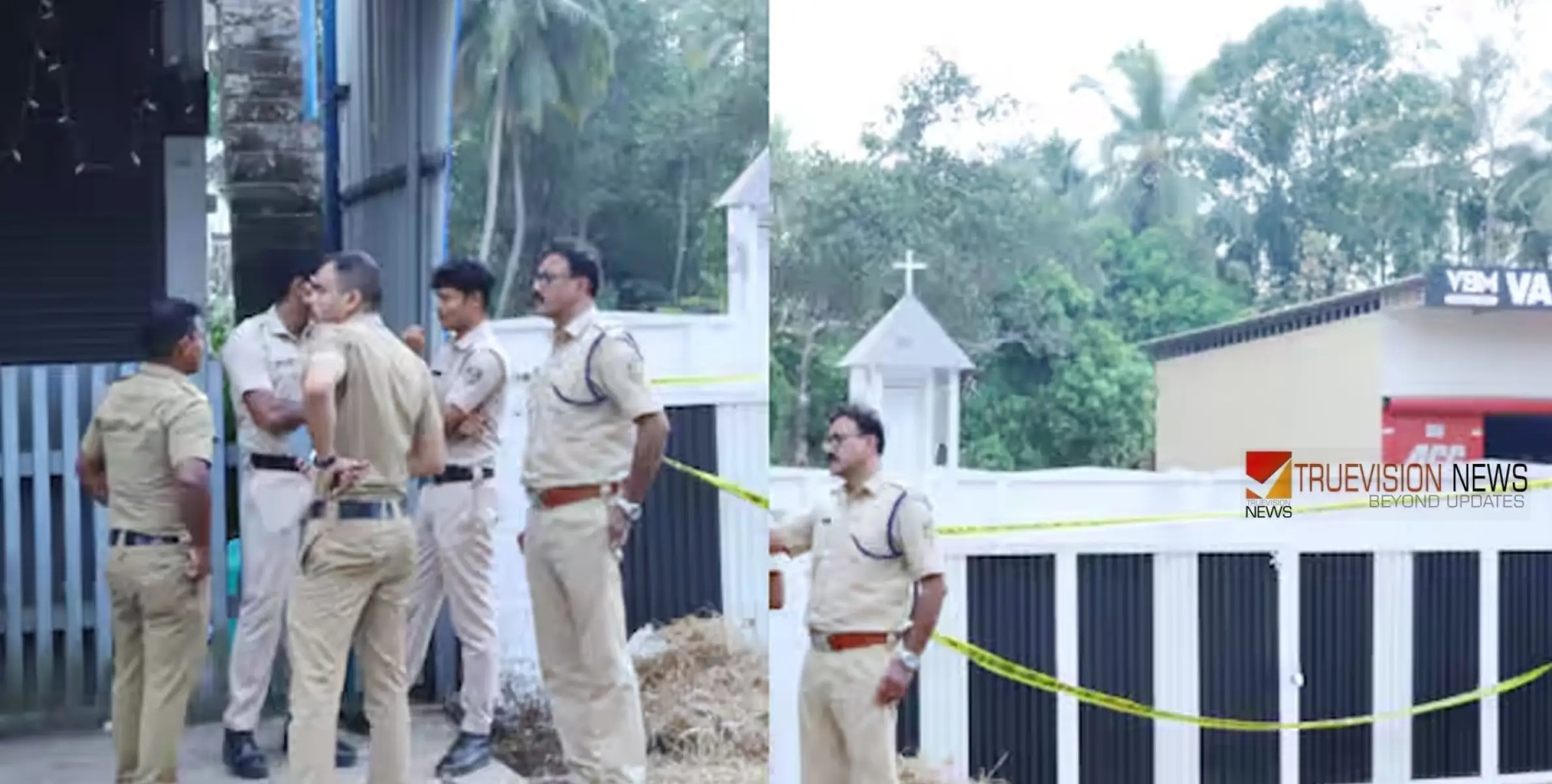 പള്ളിവക സ്ഥലത്തെ രൂപക്കൂട് തകർത്തു; സമീപവാസിയായ ഗൃഹനാഥൻ പിടിയിൽ