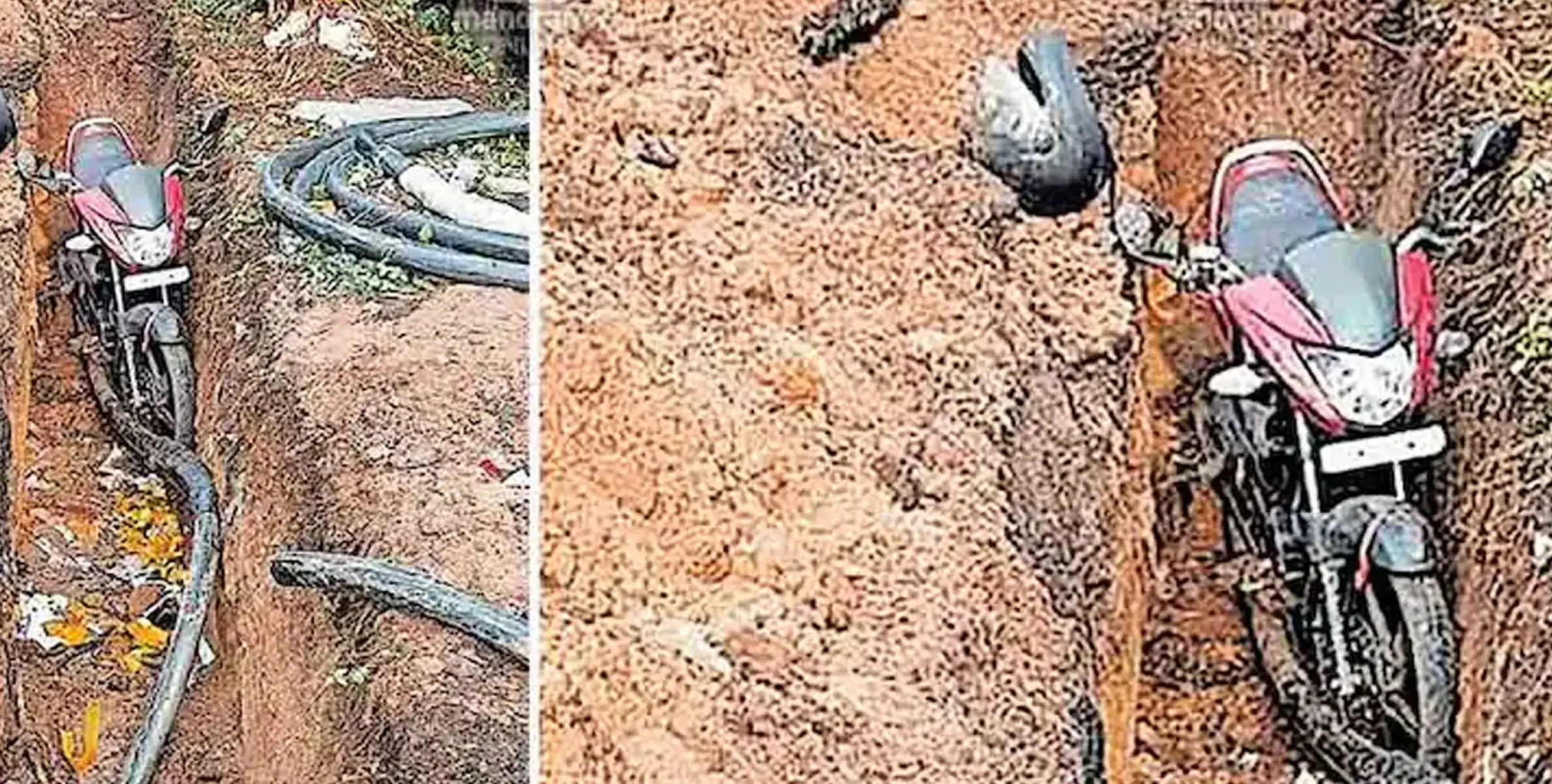 കുത്തിപ്പൊളിച്ചിട്ട കെഎസ്ഇബിയുടെ കേബിൾ കുഴികൾ മൂടിയില്ല ; കുഴിയിൽ വീണു ഇരുചക്രവാഹന യാത്രികന്റെ തലയ്ക്കു പരുക്ക്