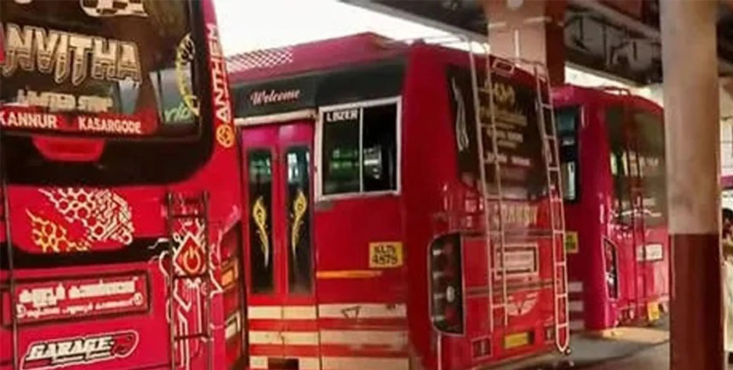 കണ്ണൂരിൽ സ്വകാര്യ ബസ്സുകൾ മിന്നൽ പണിമുടക്കിൽ
