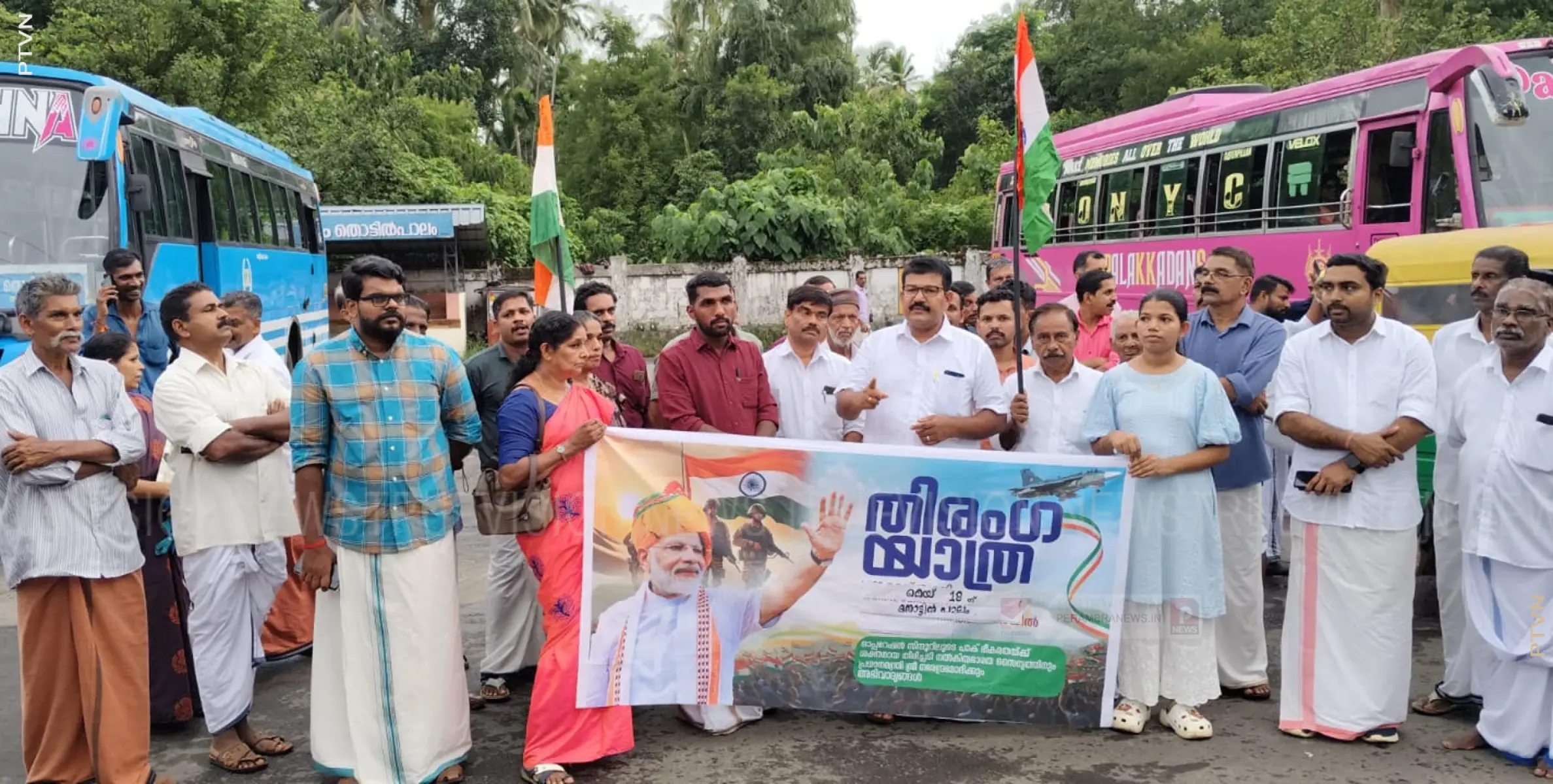 തിരംഗ യാത്ര സംഘടിപ്പിച്ച് ബിജെപി നരിപ്പറ്റ മണ്ഡലം കമ്മിറ്റി