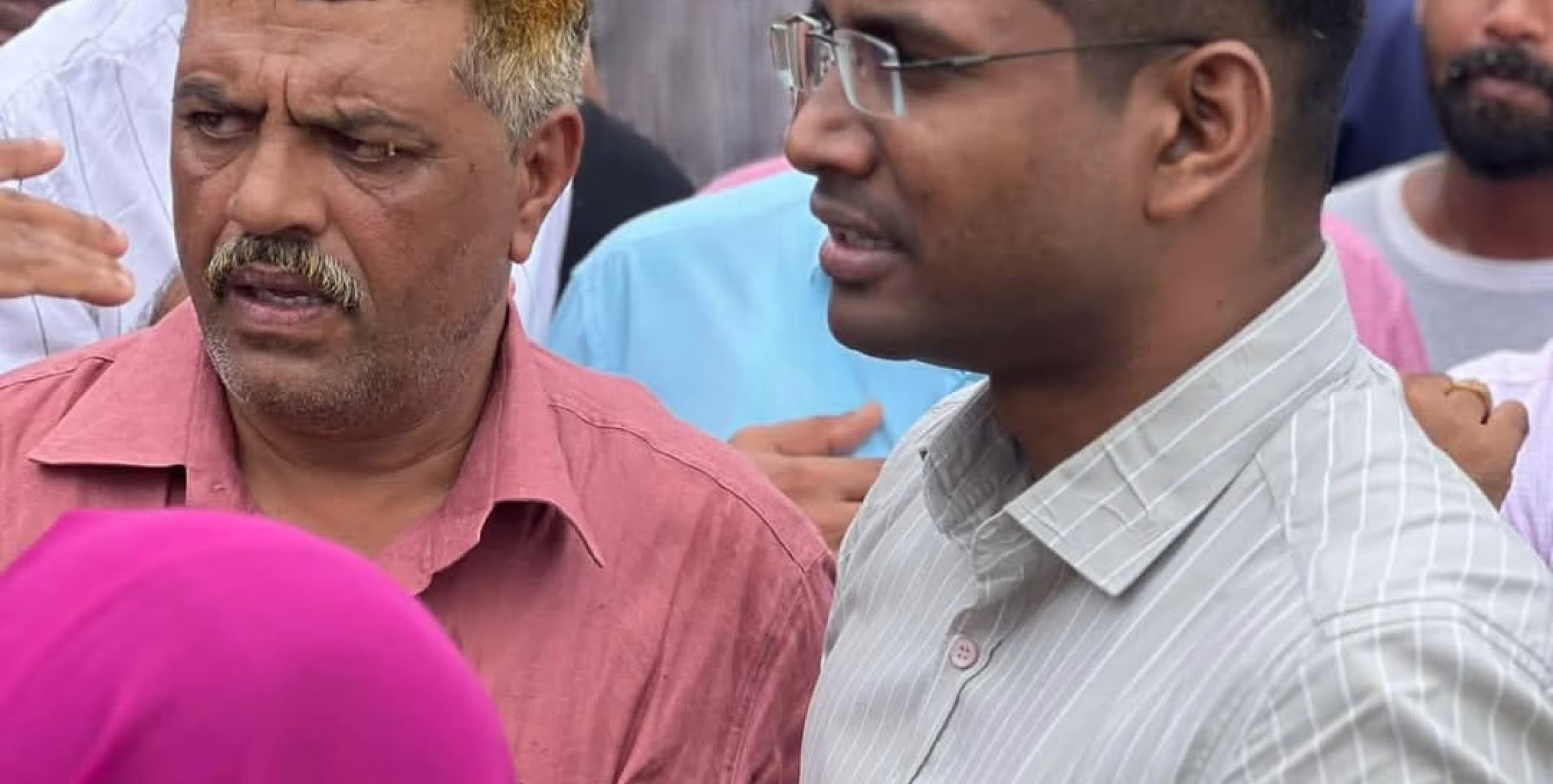 കുപ്പത്തെ പ്രശ്ന ബാധിത പ്രദേശത്തിൽ ജില്ലാ കലക്ടർ അരുൺ കെ വിജയൻ സന്ദർശനം നടത്തി