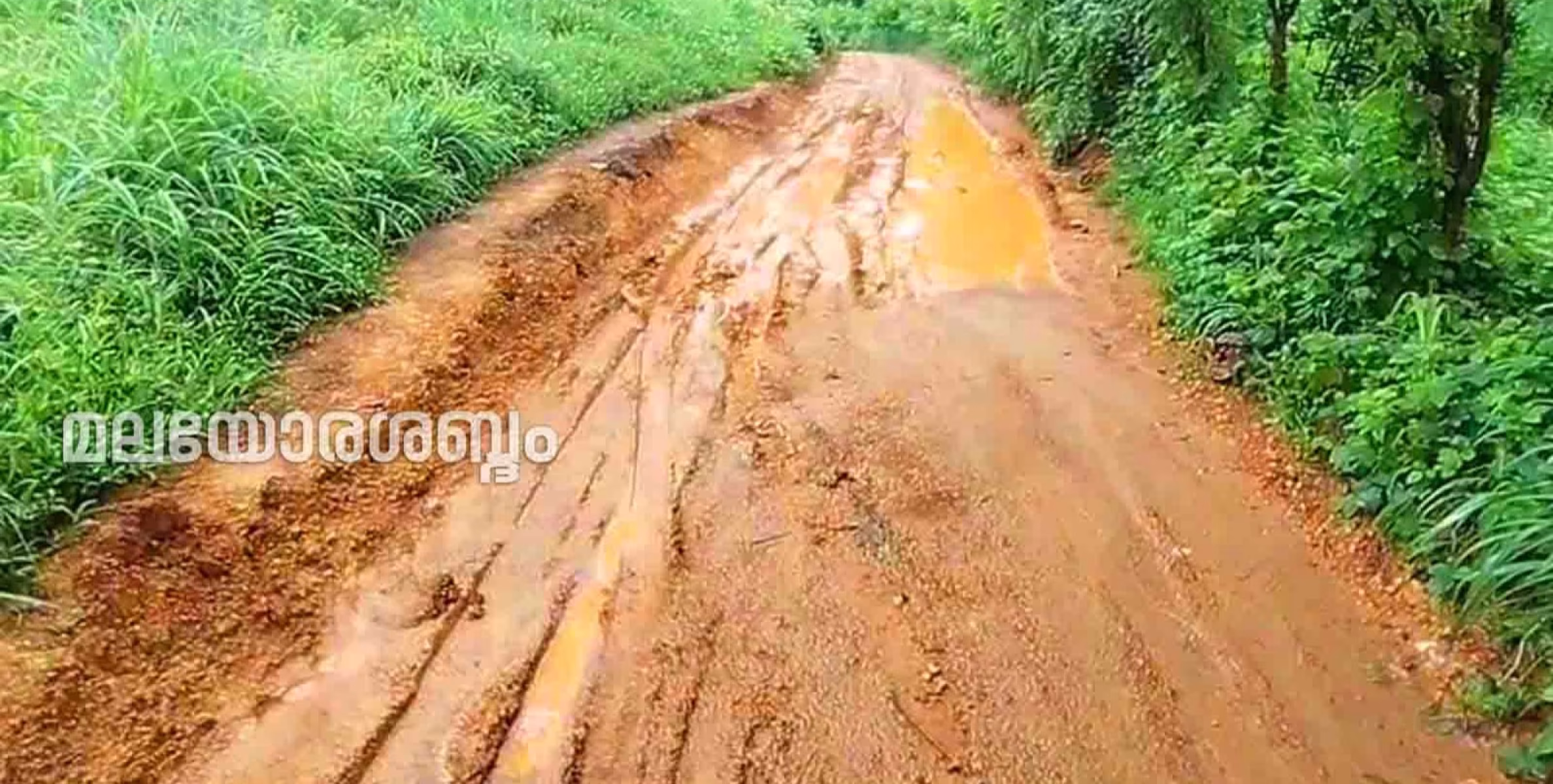  ചെളിക്കുളമായി റോഡ്;  ജനം ദുരിതത്തിൽ; തിരിഞ്ഞ് നോക്കാതെ അധികൃതർ 