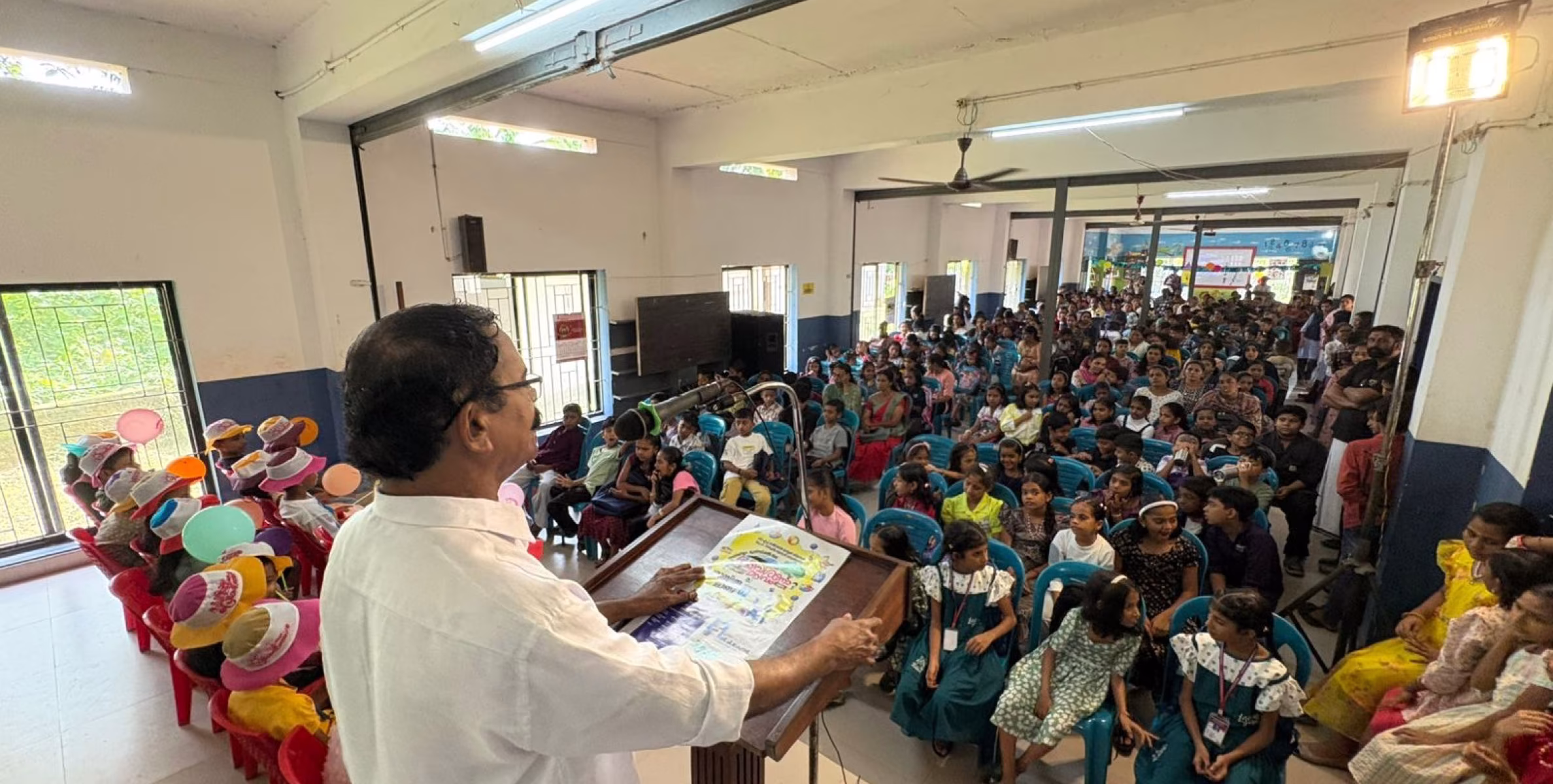 തളിപ്പറമ്പ് സൗത്ത് സബ്ബ് ജില്ലാ  ആന്തൂർ നഗരസഭാ തല പ്രവേശനോത്സവം;നഗരസഭാ ചെയർമാൻ പി.മുകുന്ദൻ ഉൽഘാടനം ചെയ്തു.