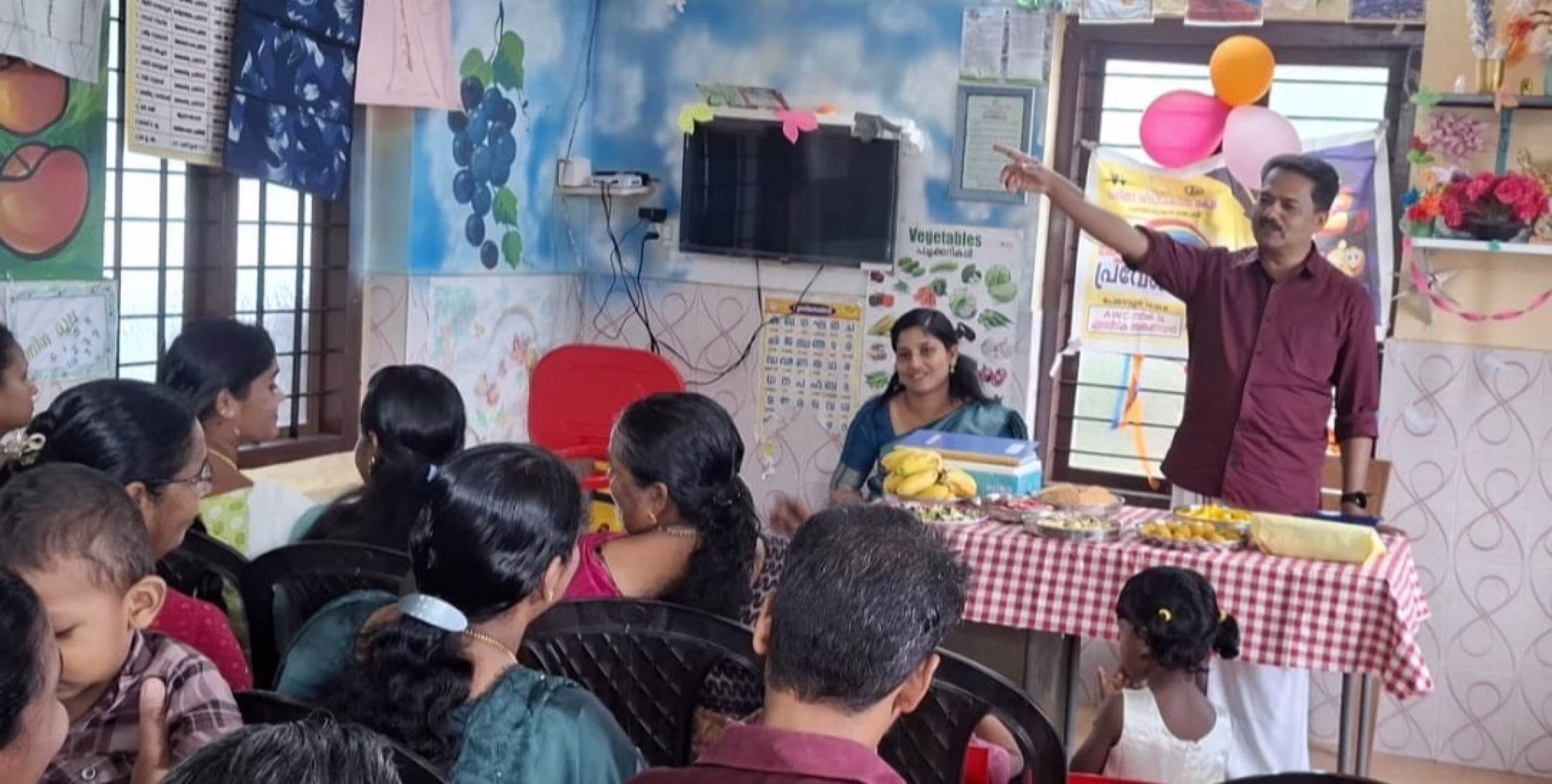 ഏലപ്പീടിക സെൻ്റർ മുപ്പത്തിയാറ് അങ്കണവാടിയിൽ പ്രവേശനോൽസവം നടത്തി