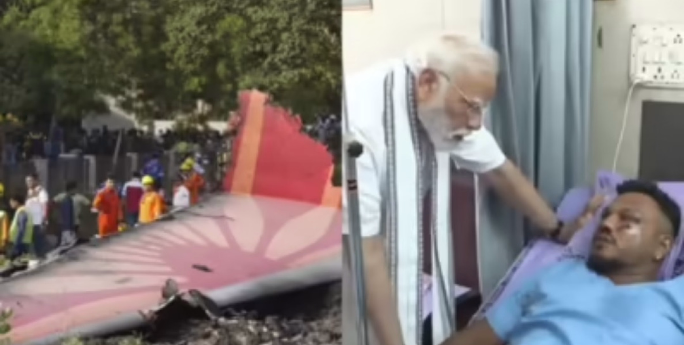 ദുരന്തഭൂമി സന്ദർശിച്ച് പ്രധാനമന്ത്രി; പരുക്കേറ്റവരെ ആശുപത്രിയിലെത്തി കണ്ടു; അഹമ്മദാബാദിൽ ഉന്നതതല യോ​ഗം.